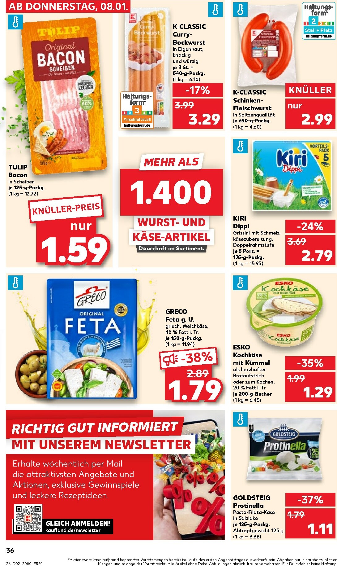 kaufland - Kaufland - Wochenstart-Prospekt gültig vom 12.01. bis 14.01. - page: 36