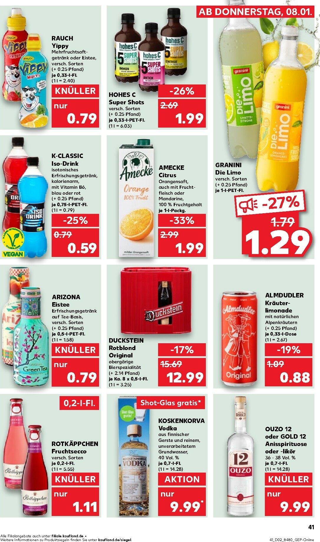kaufland - Kaufland - Wochenstart-Prospekt gültig vom 12.01. bis 14.01. - page: 41