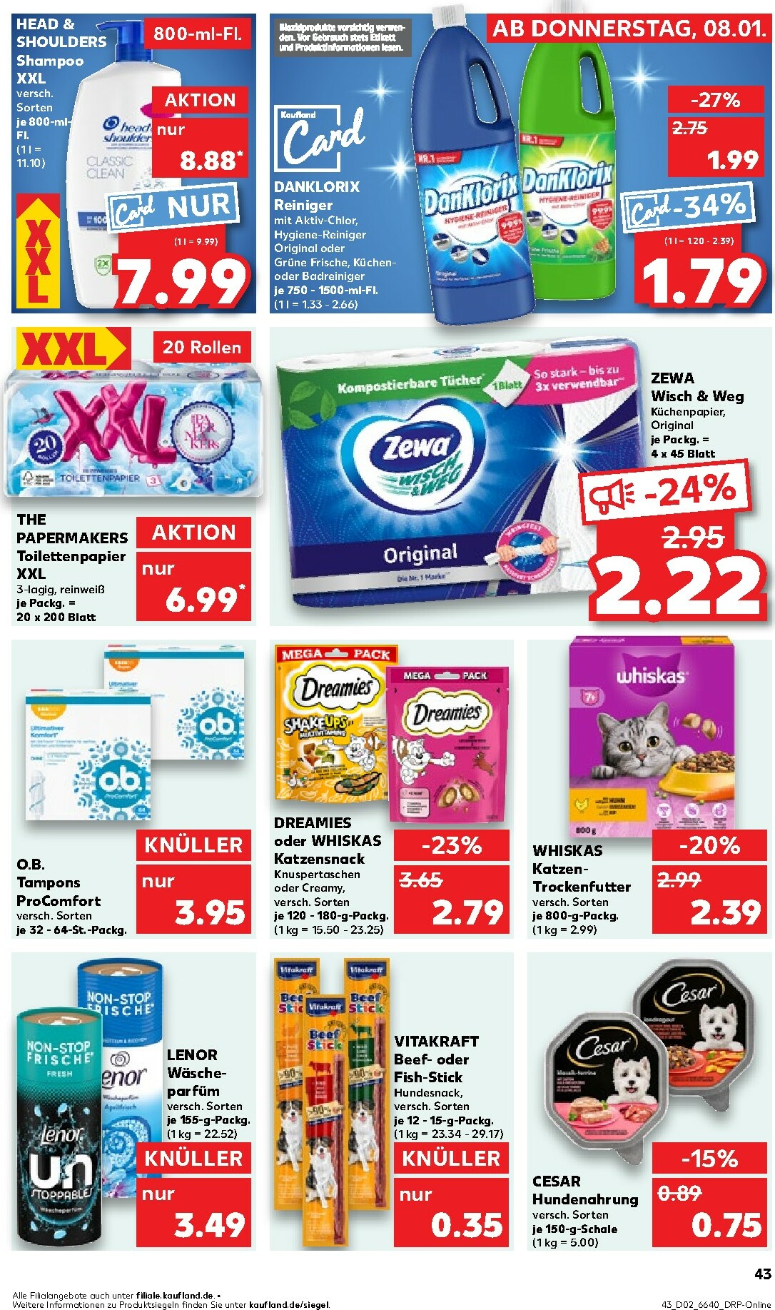 kaufland - Kaufland - Wochenstart-Prospekt gültig vom 12.01. bis 14.01. - page: 43