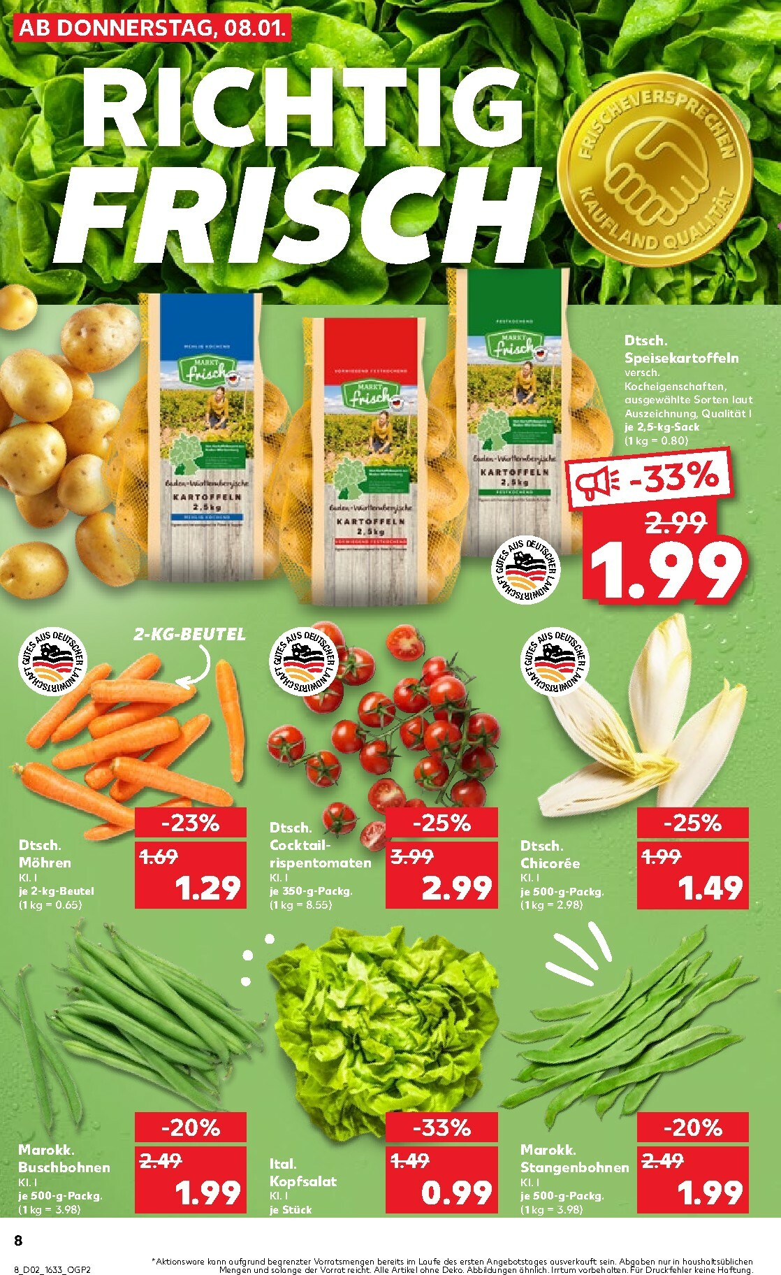 kaufland - Kaufland - Wochenstart-Prospekt gültig vom 12.01. bis 14.01. - page: 8