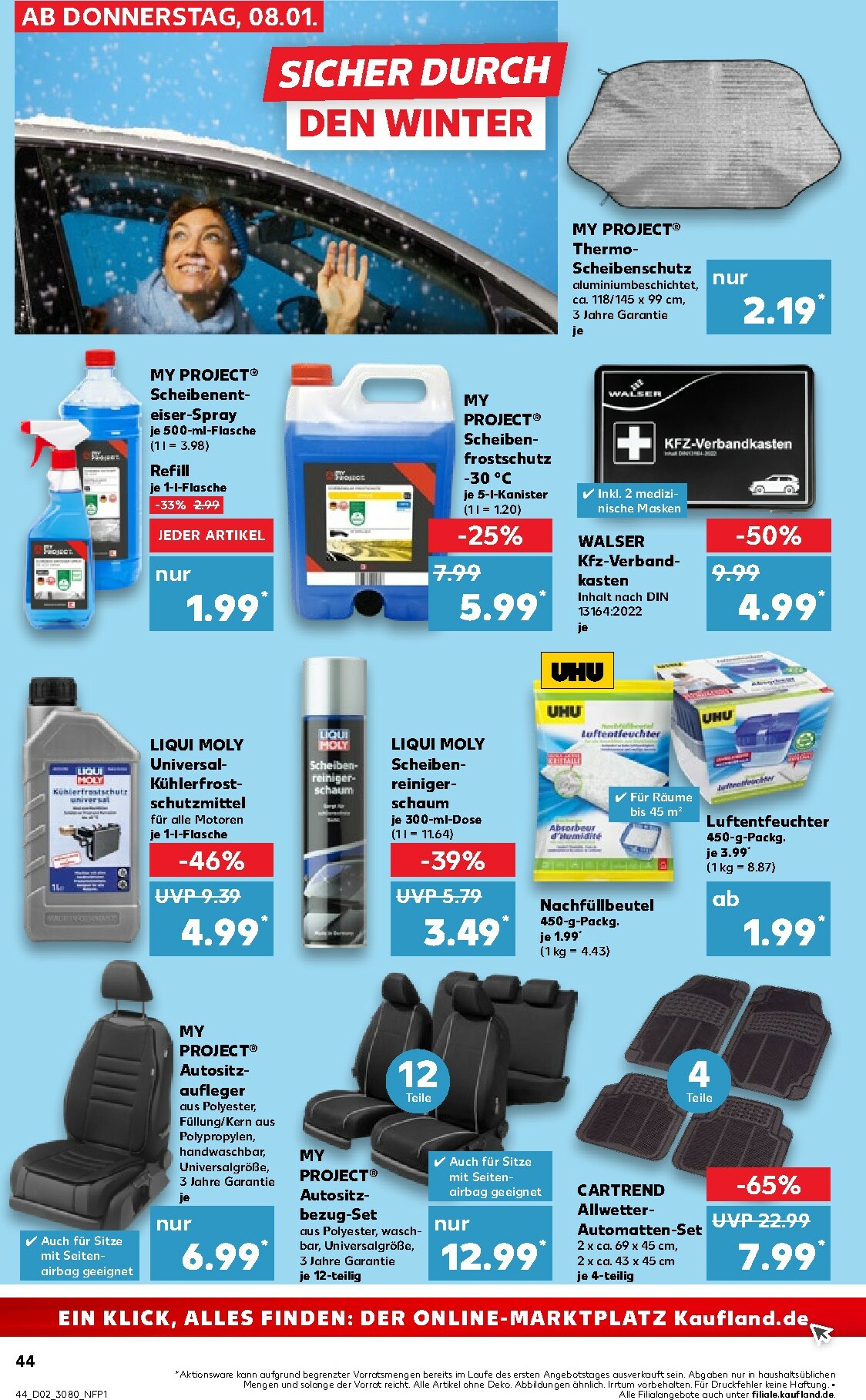 kaufland - Kaufland - Wochenstart-Prospekt gültig vom 12.01. bis 14.01. - page: 44