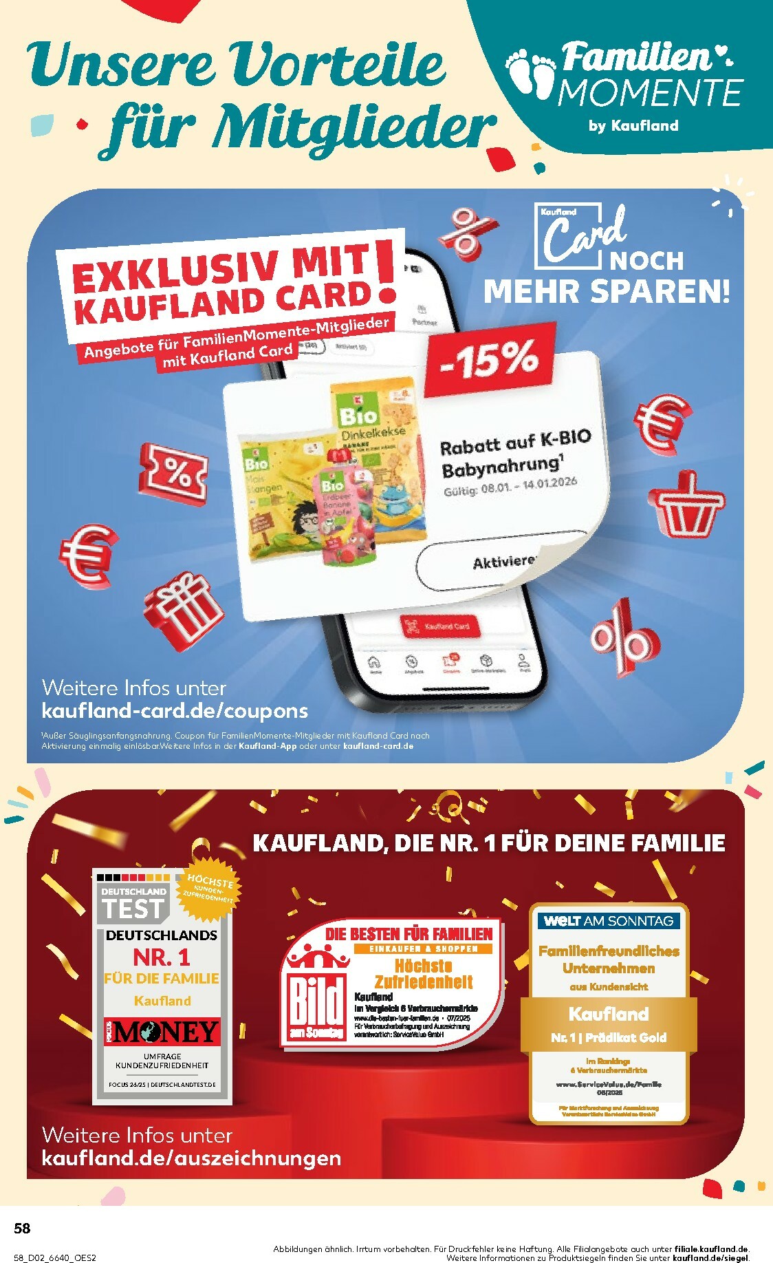 kaufland - Kaufland - Wochenstart-Prospekt gültig vom 12.01. bis 14.01. - page: 58