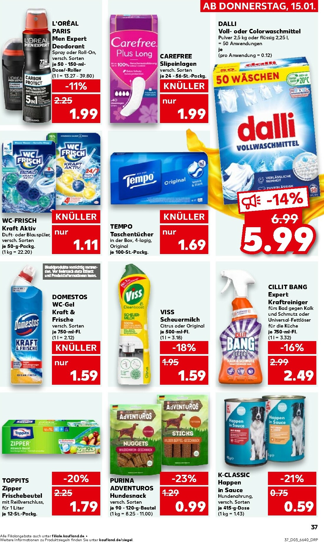 kaufland - Kaufland-Prospekt gültig vom 15.01. bis 21.01. - page: 37
