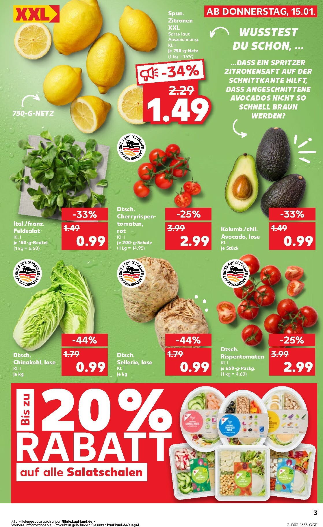 kaufland - Kaufland-Prospekt gültig vom 15.01. bis 21.01. - page: 3