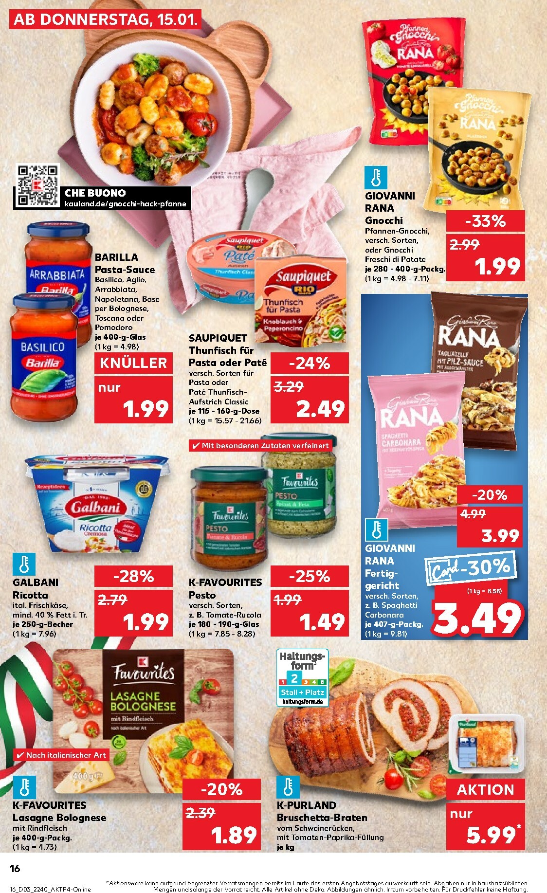 kaufland - Kaufland-Prospekt gültig vom 15.01. bis 21.01. - page: 16