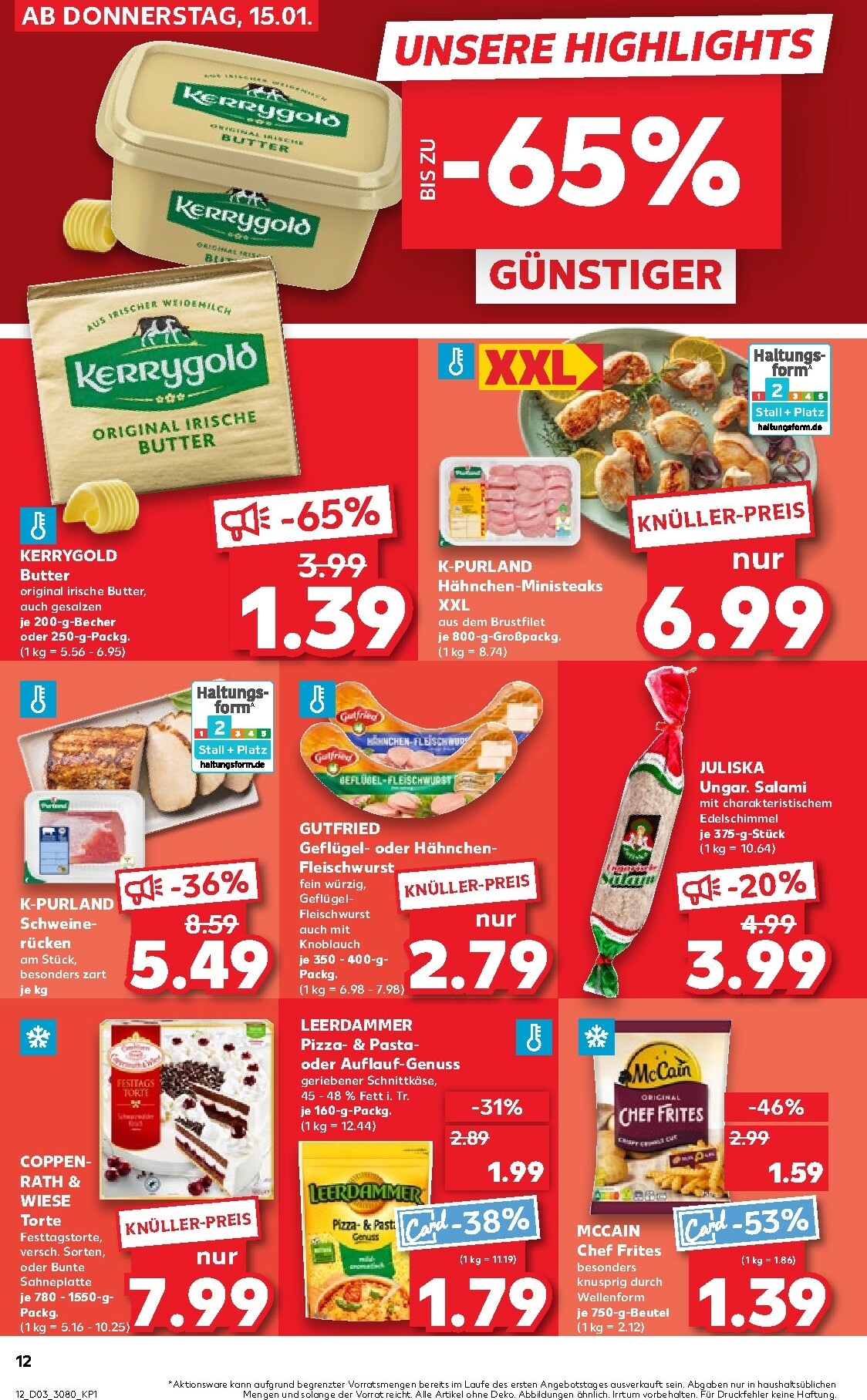 kaufland - Kaufland - Wochenstart-Prospekt gültig vom 19.01. bis 21.01. - page: 12
