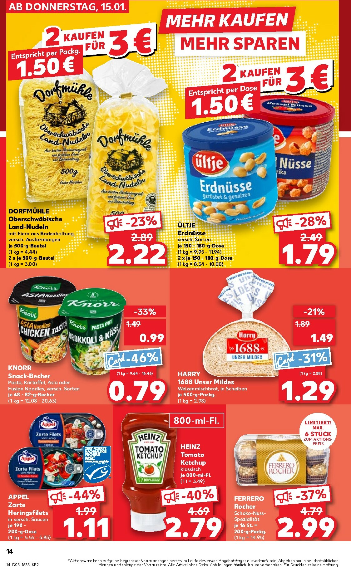 kaufland - Kaufland - Wochenstart-Prospekt gültig vom 19.01. bis 21.01. - page: 14