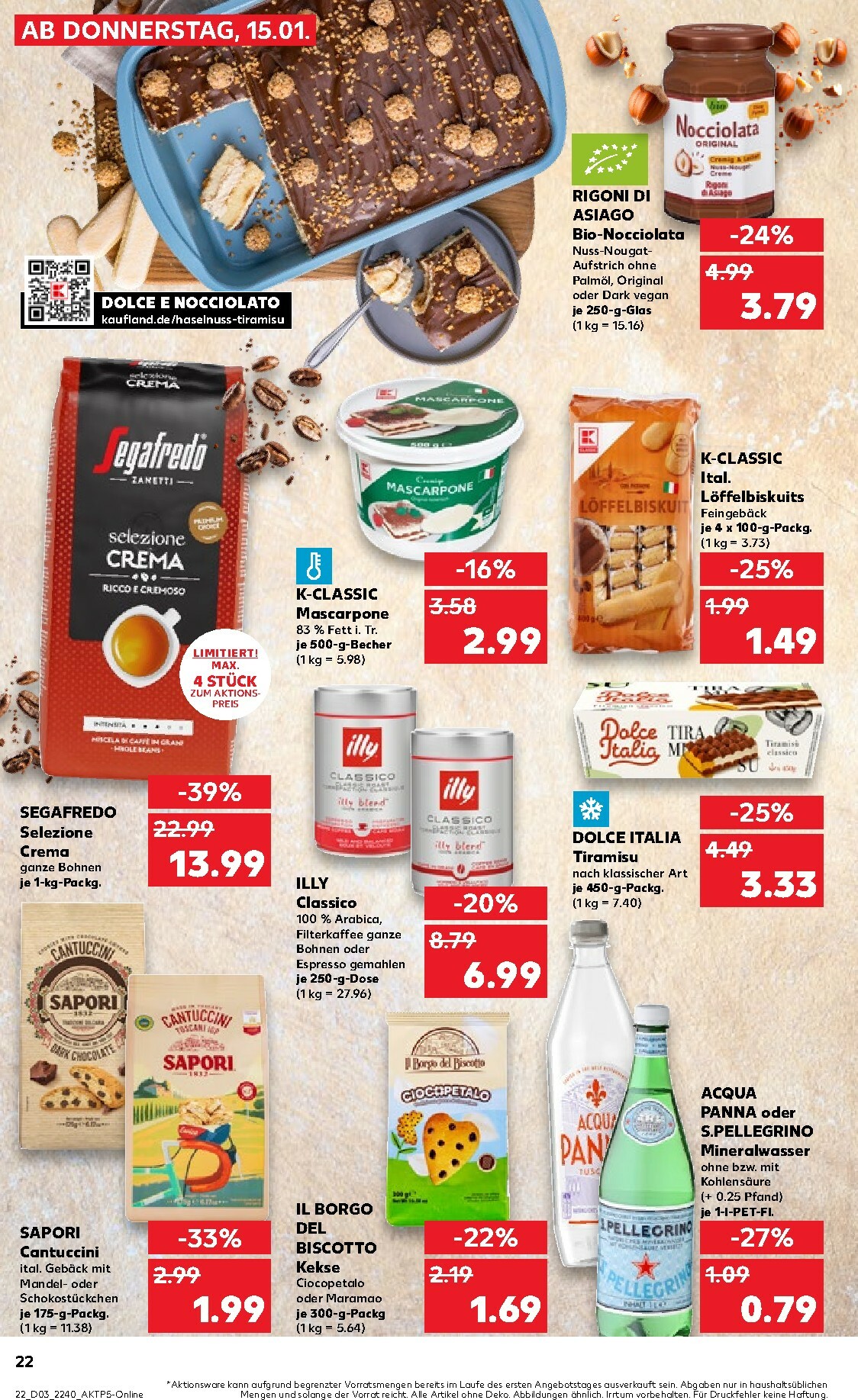 kaufland - Kaufland - Wochenstart-Prospekt gültig vom 19.01. bis 21.01. - page: 22