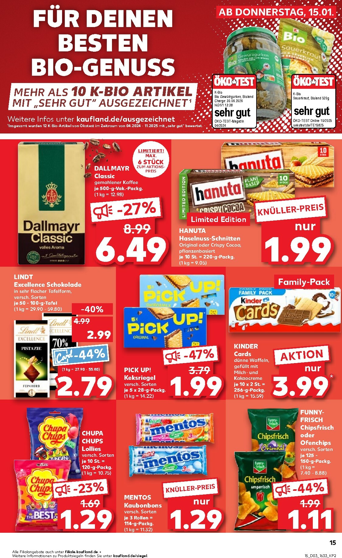 kaufland - Kaufland - Wochenstart-Prospekt gültig vom 19.01. bis 21.01. - page: 15