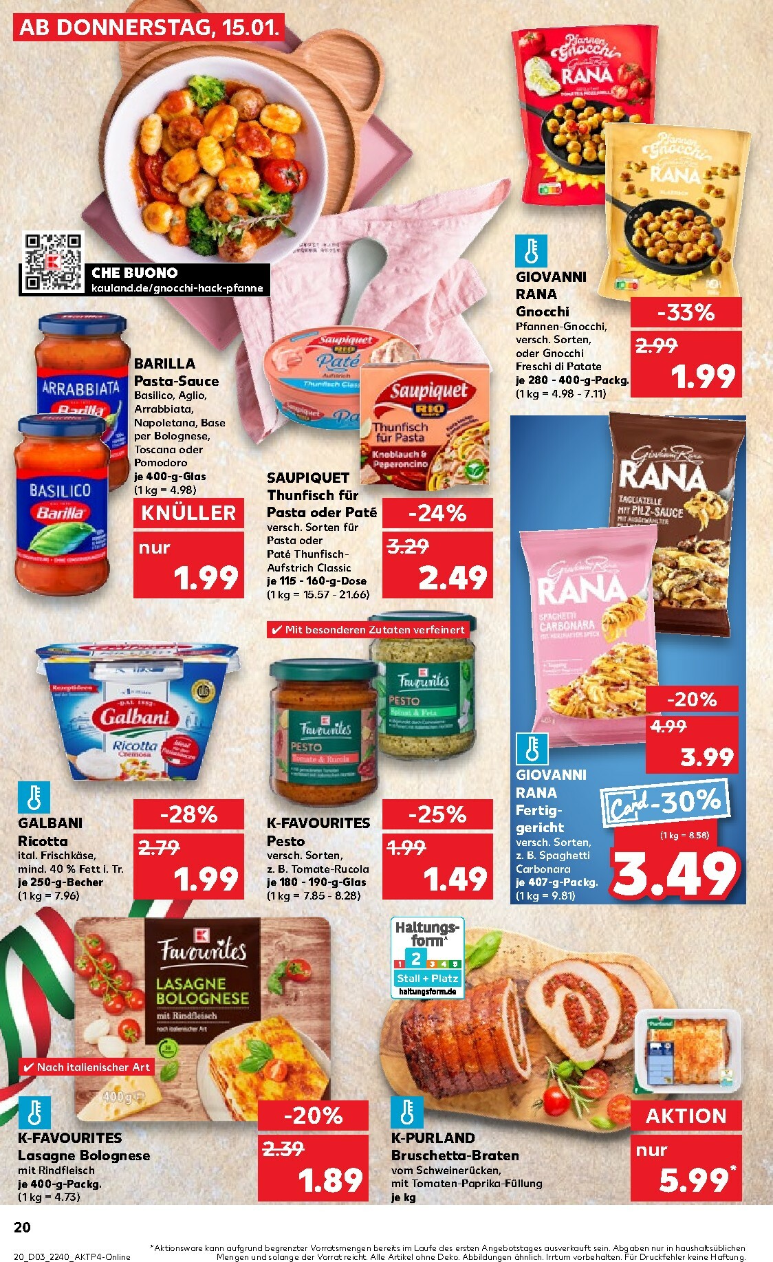 kaufland - Kaufland - Wochenstart-Prospekt gültig vom 19.01. bis 21.01. - page: 20
