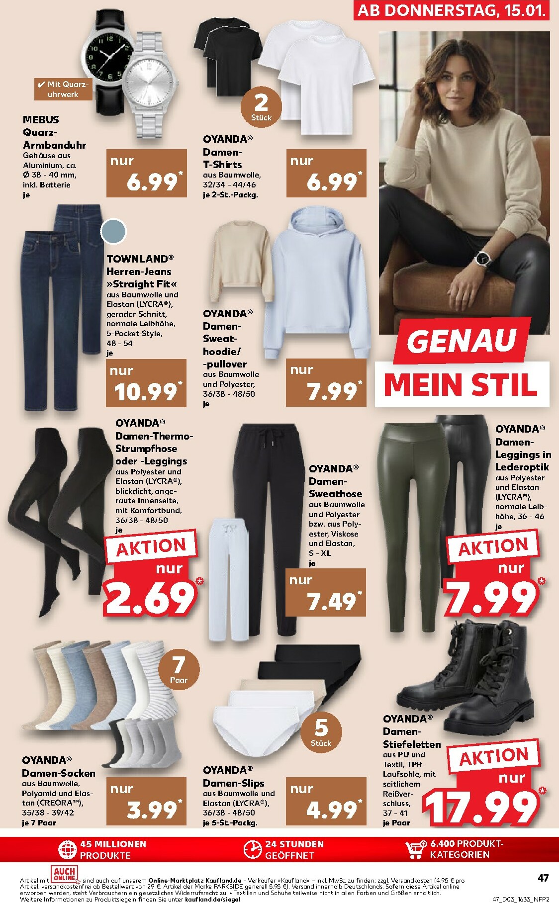 kaufland - Kaufland - Wochenstart-Prospekt gültig vom 19.01. bis 21.01. - page: 47