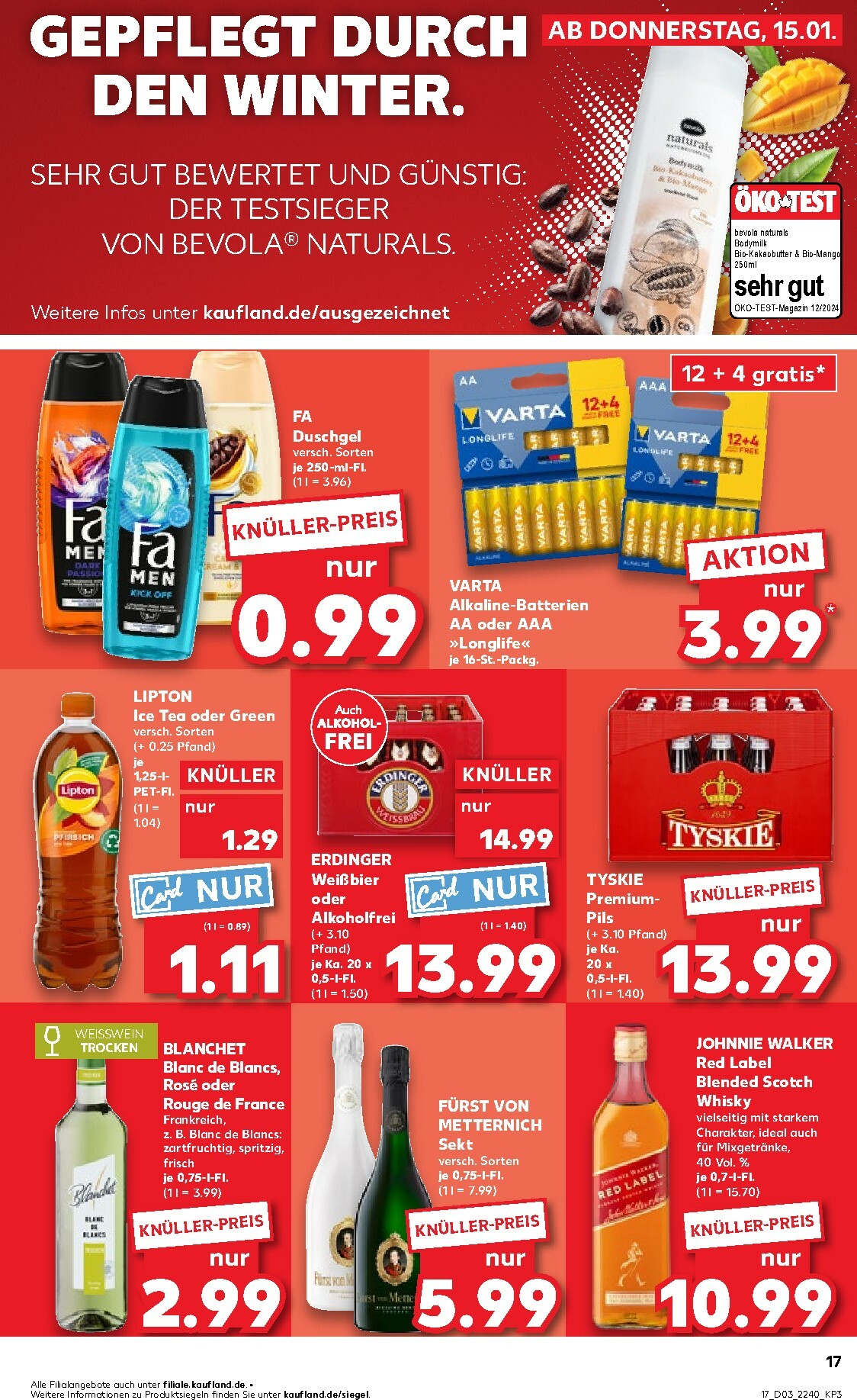 kaufland - Kaufland - Wochenstart-Prospekt gültig vom 19.01. bis 21.01. - page: 17