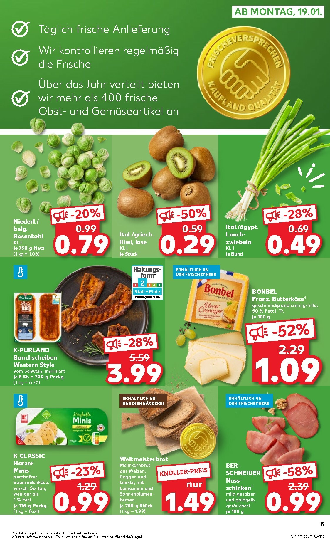 kaufland - Kaufland - Wochenstart-Prospekt gültig vom 19.01. bis 21.01. - page: 5
