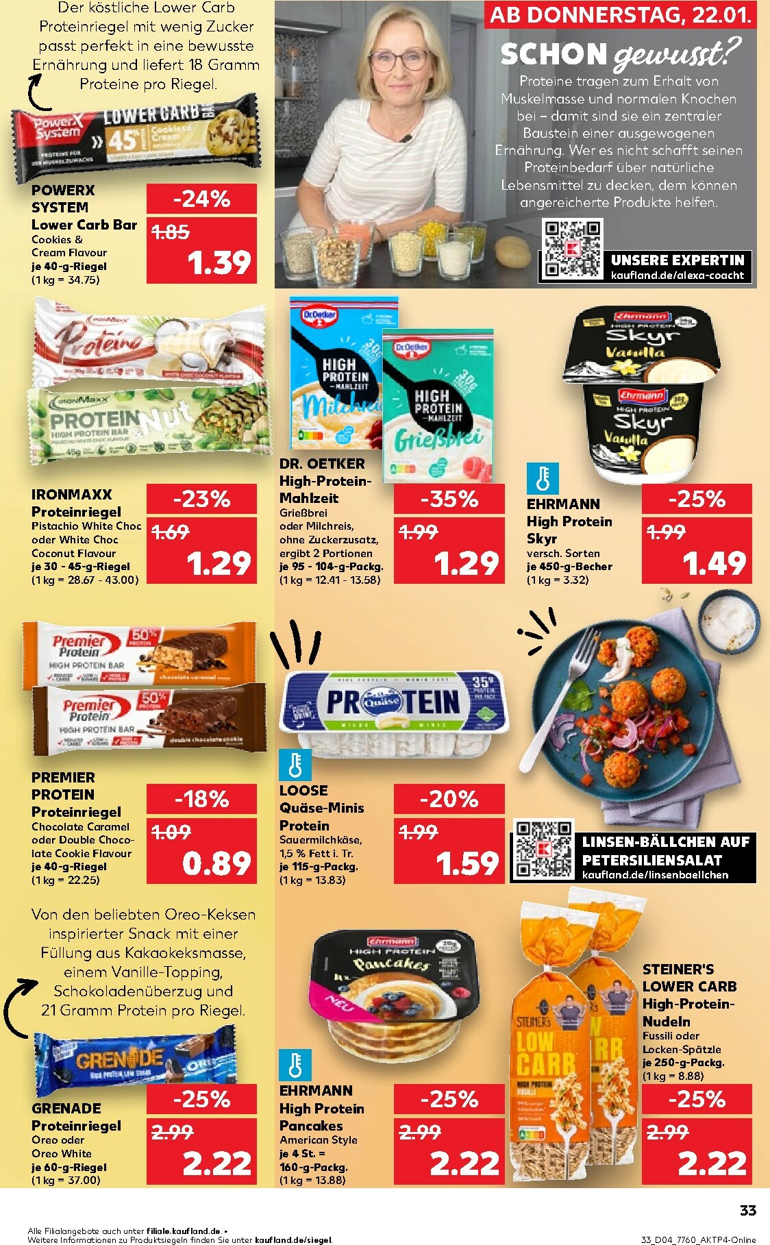 kaufland - Kaufland-Prospekt gültig vom 22.01. bis 28.01. - page: 33