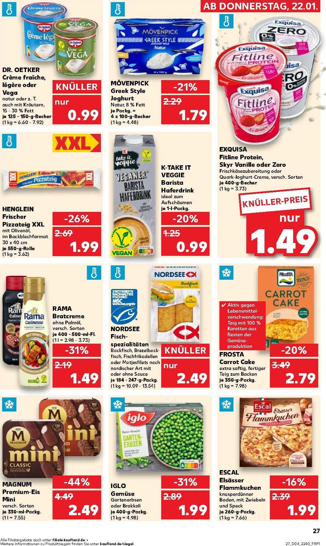 kaufland - Kaufland-Prospekt gültig vom 22.01. bis 28.01. - page: 27