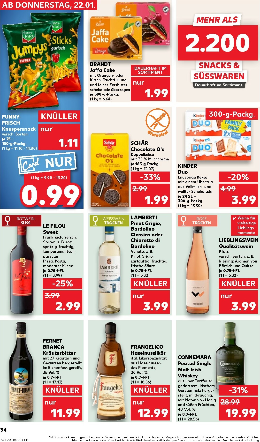 kaufland - Kaufland-Prospekt gültig vom 22.01. bis 28.01. - page: 34