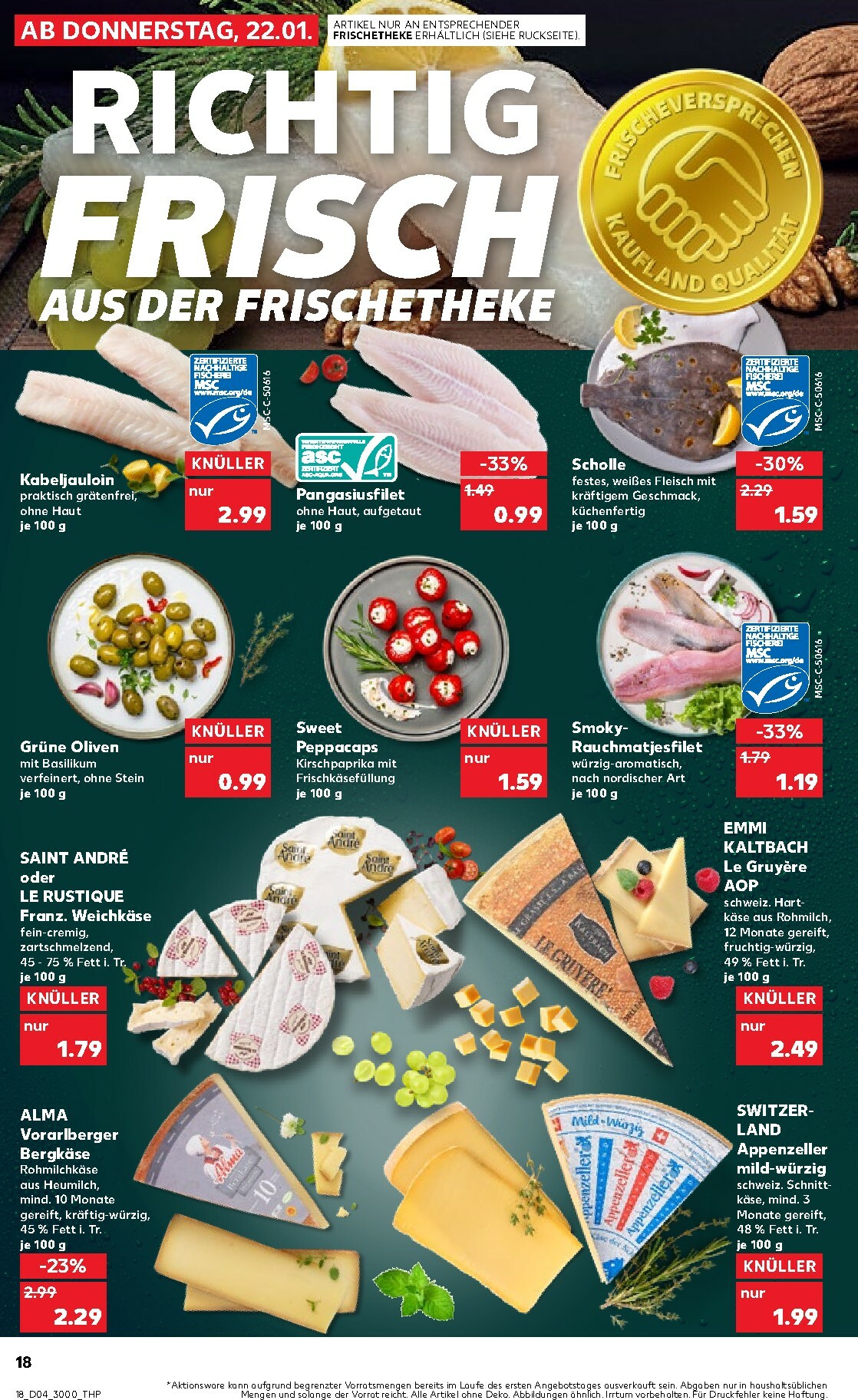 kaufland - Kaufland-Prospekt gültig vom 22.01. bis 28.01. - page: 18