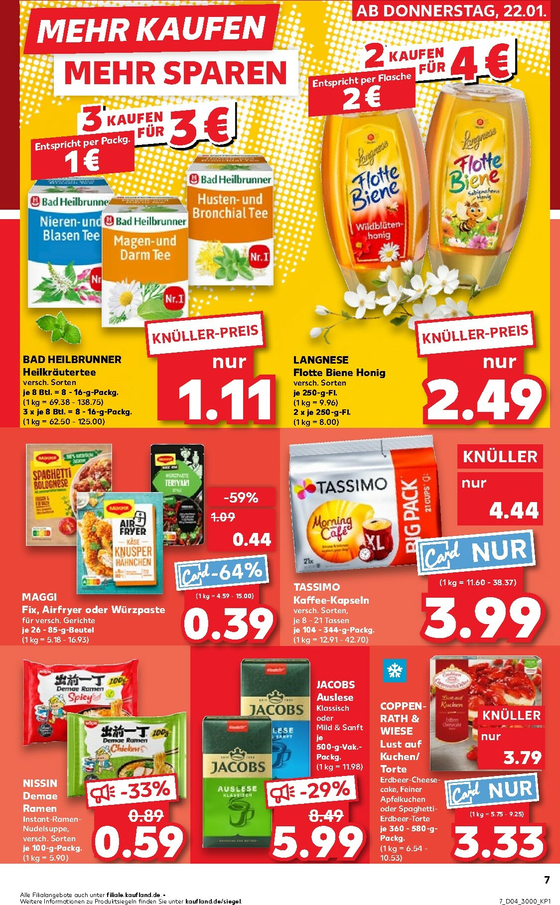 kaufland - Kaufland-Prospekt gültig vom 22.01. bis 28.01. - page: 7