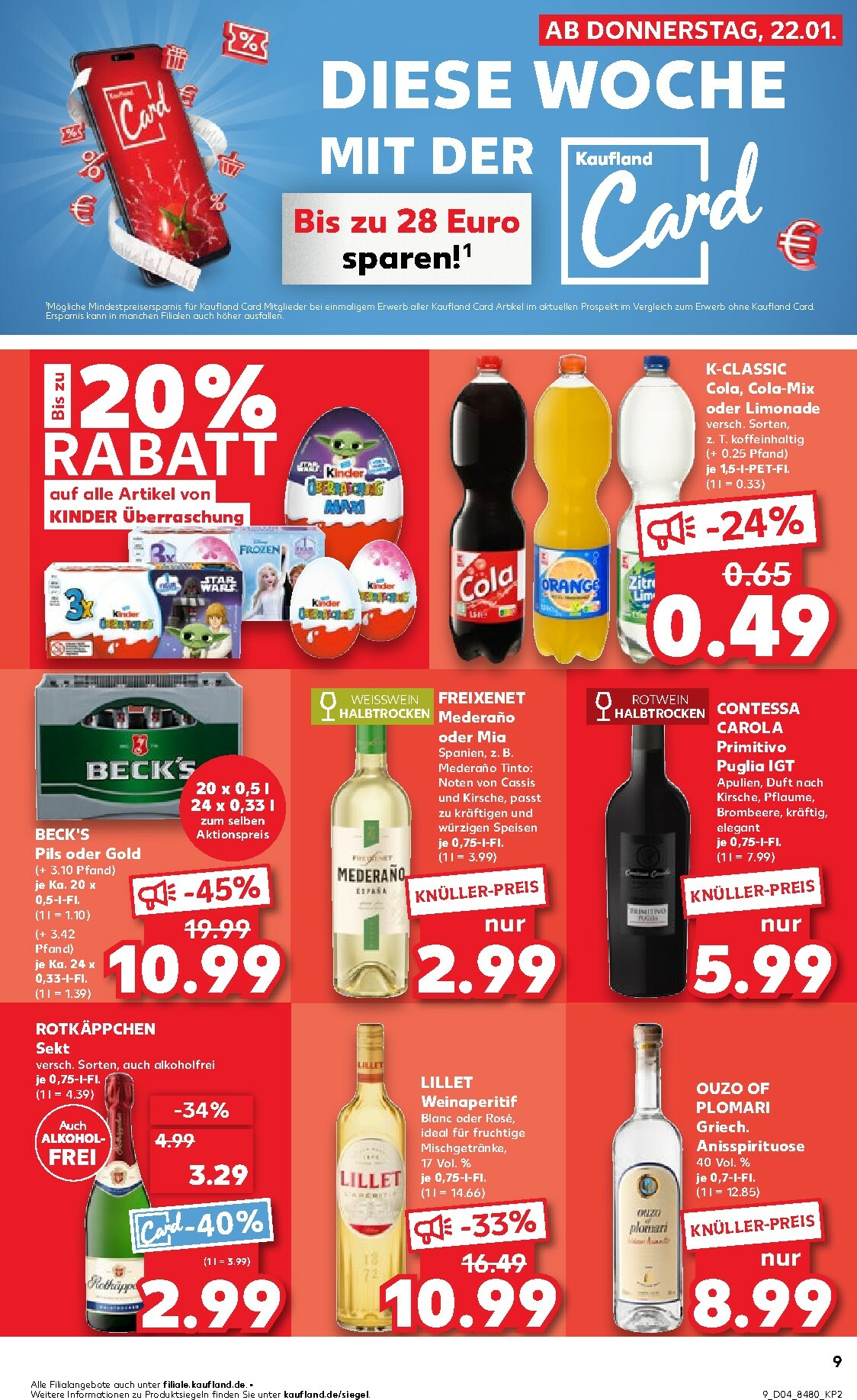 kaufland - Kaufland-Prospekt gültig vom 22.01. bis 28.01. - page: 9
