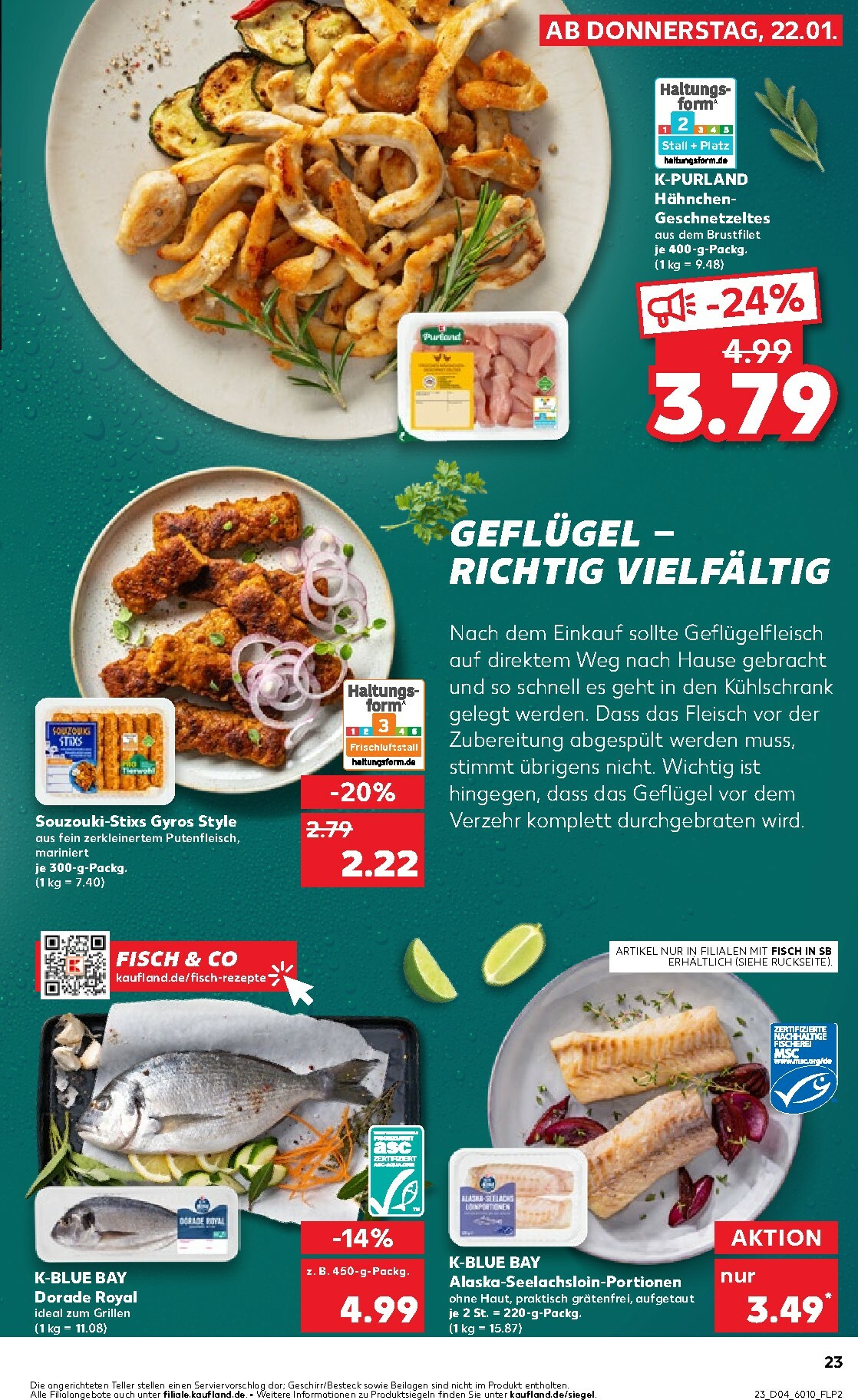 kaufland - Kaufland-Prospekt gültig vom 22.01. bis 28.01. - page: 23