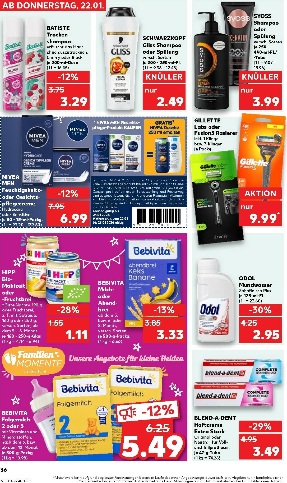 kaufland - Kaufland-Prospekt gültig vom 22.01. bis 28.01. - page: 36