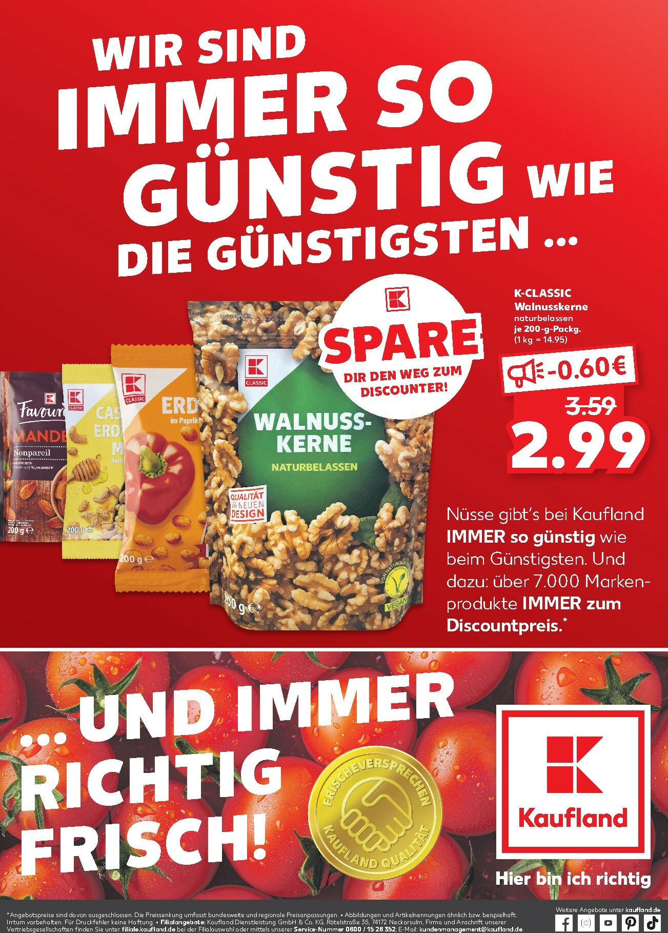 kaufland - Kaufland - Preis gesenkt-Prospekt gültig vom 23.01. bis 28.01.