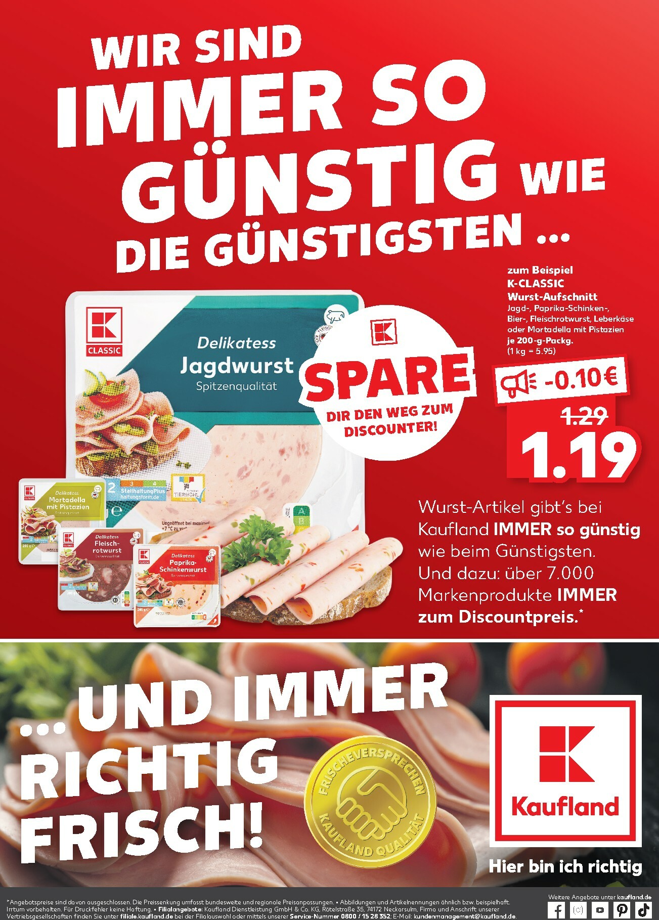 kaufland - Kaufland - Spare-Prospekt gültig vom 24.01. bis 28.01.