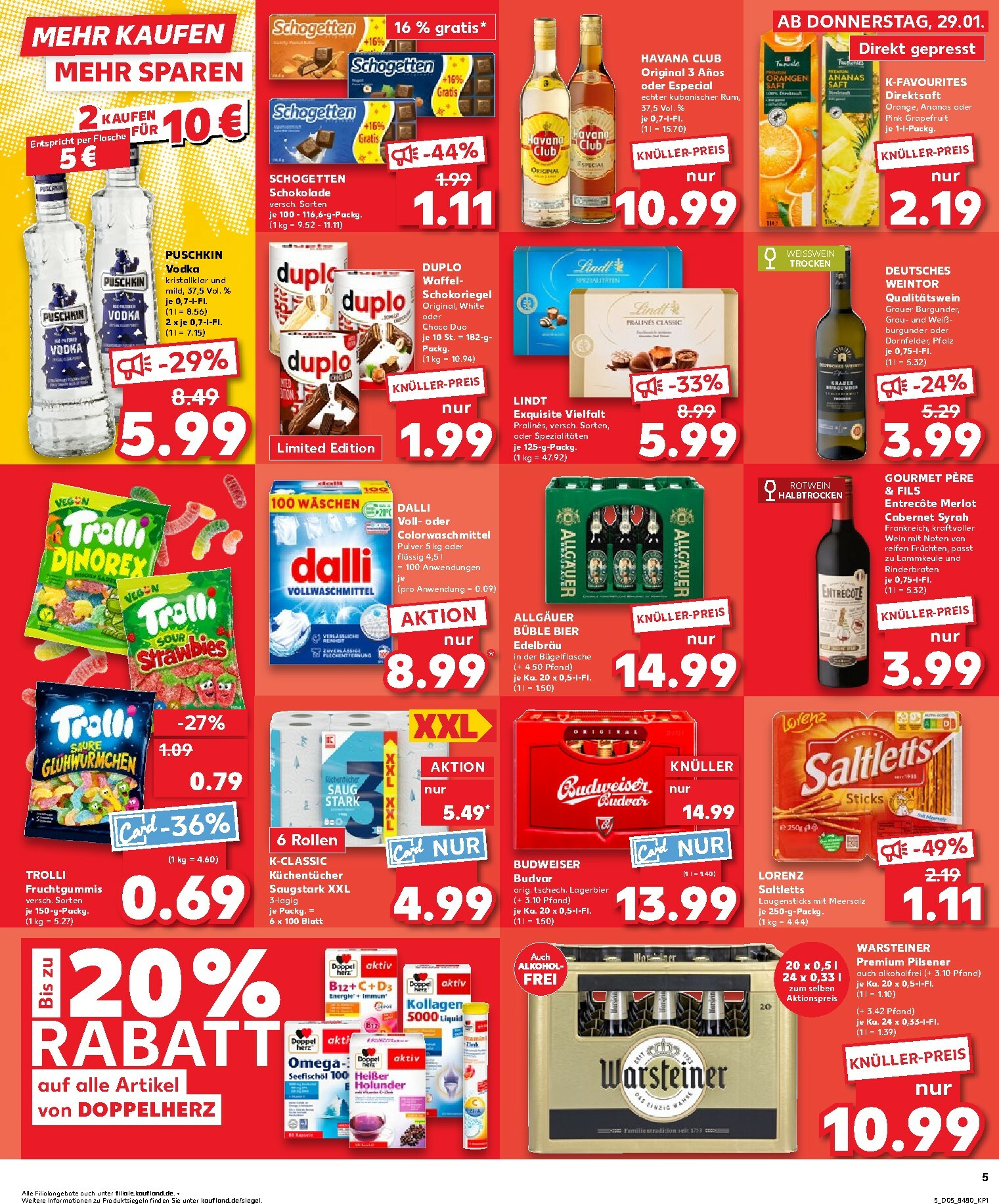 kaufland - Kaufland-Prospekt gültig vom 29.01. bis 04.02. - page: 5