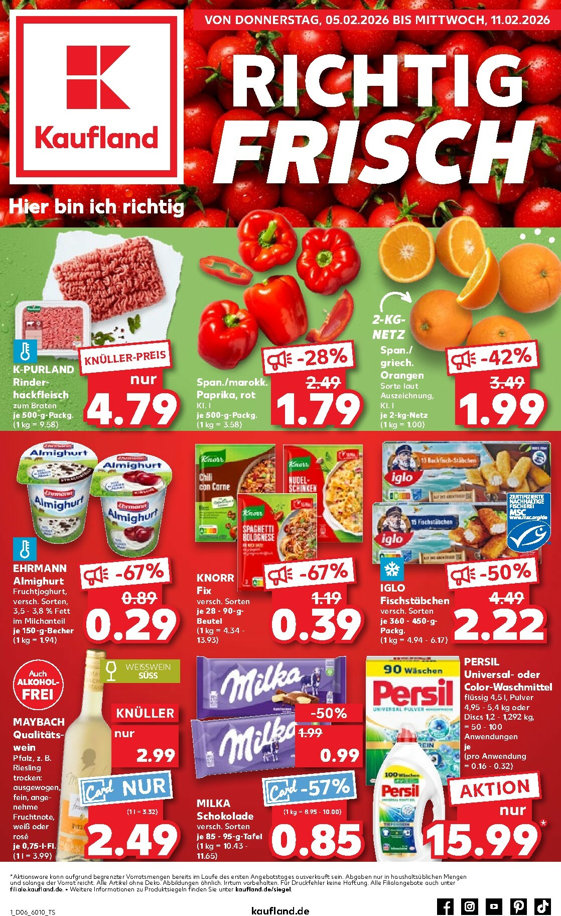 kaufland - Kaufland-Prospekt gültig vom 05.02.2026 bis 11.02.2026 - page: 1