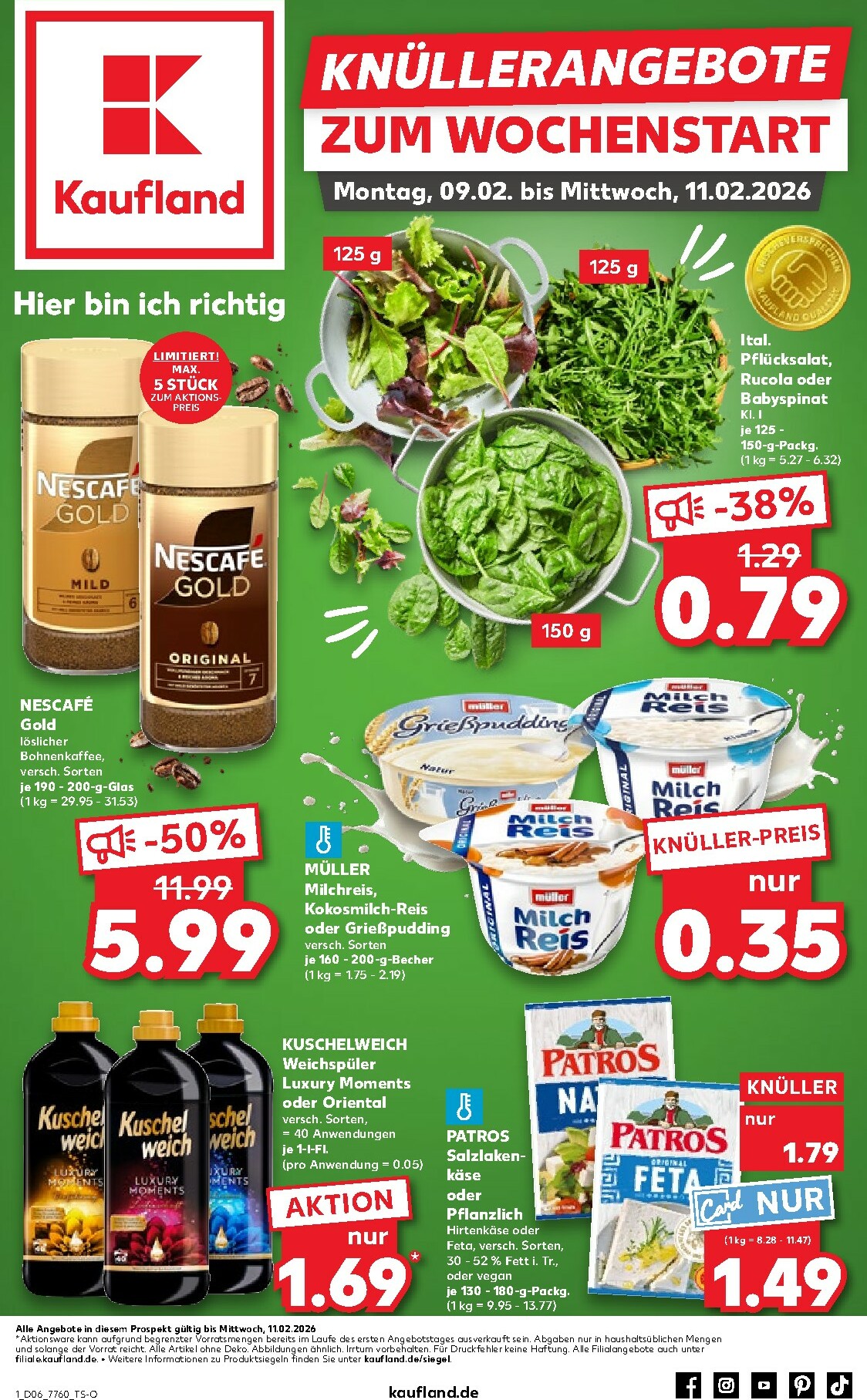 kaufland - Kaufland - Wochenstart-Prospekt gültig vom 09.02.2026 bis 11.02.2026