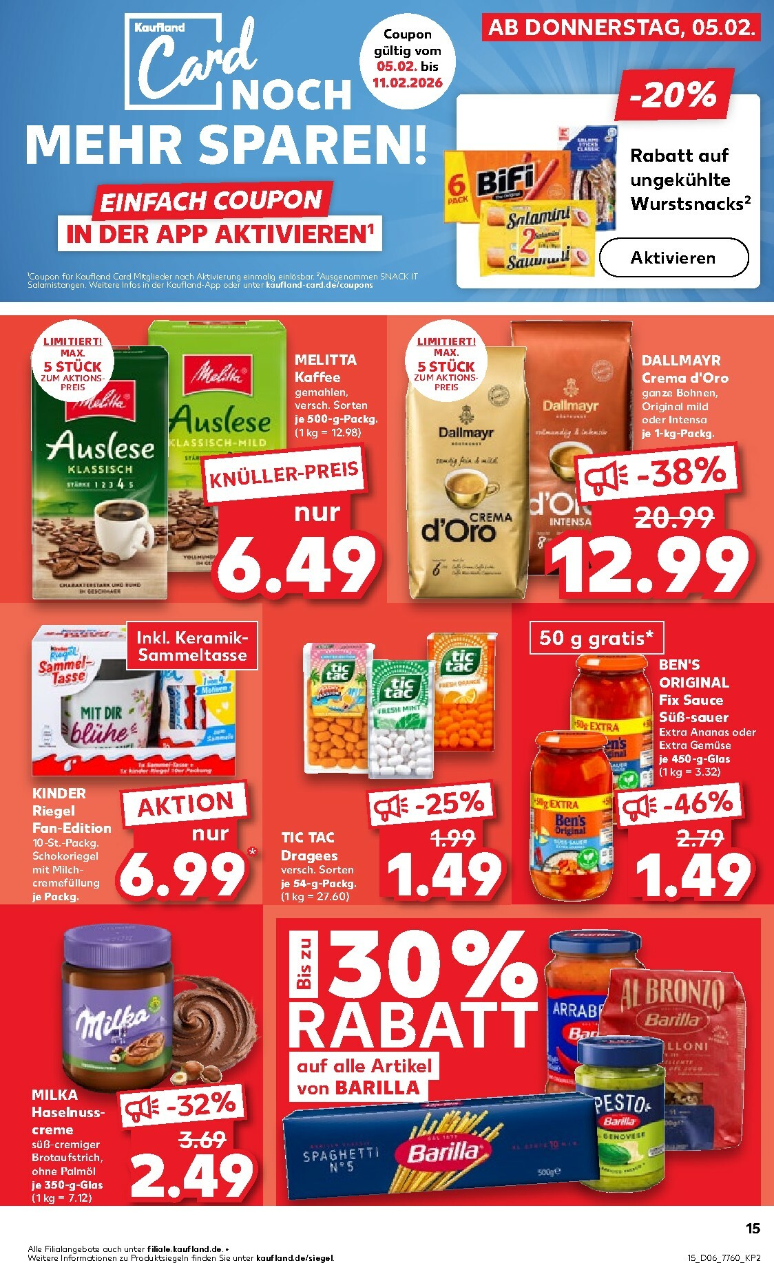 kaufland - Kaufland - Wochenstart-Prospekt gültig vom 09.02.2026 bis 11.02.2026 - page: 15