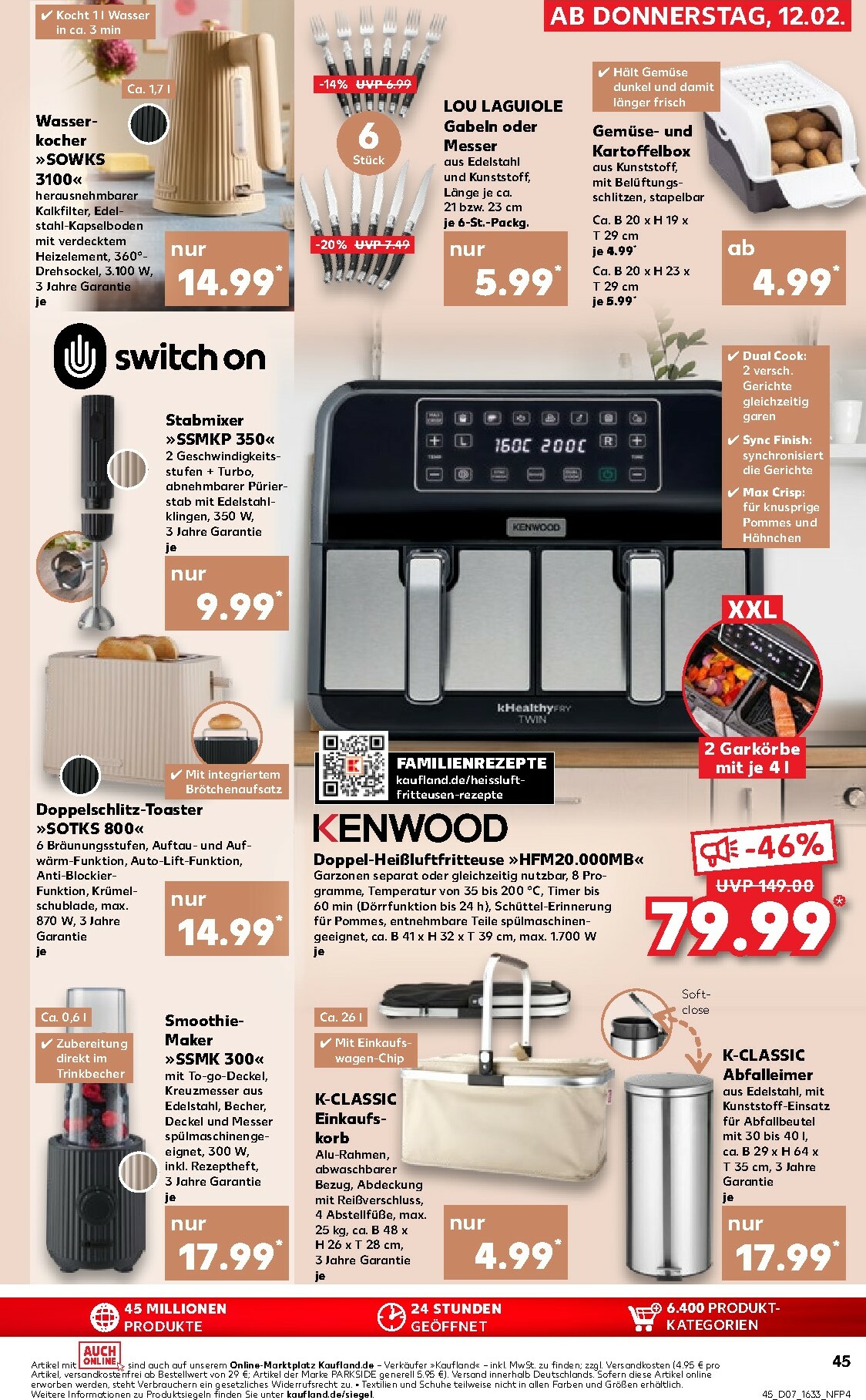 kaufland - Kaufland - Wochenstart-Prospekt gültig vom 16.02.2026 bis 18.02.2026 - page: 45