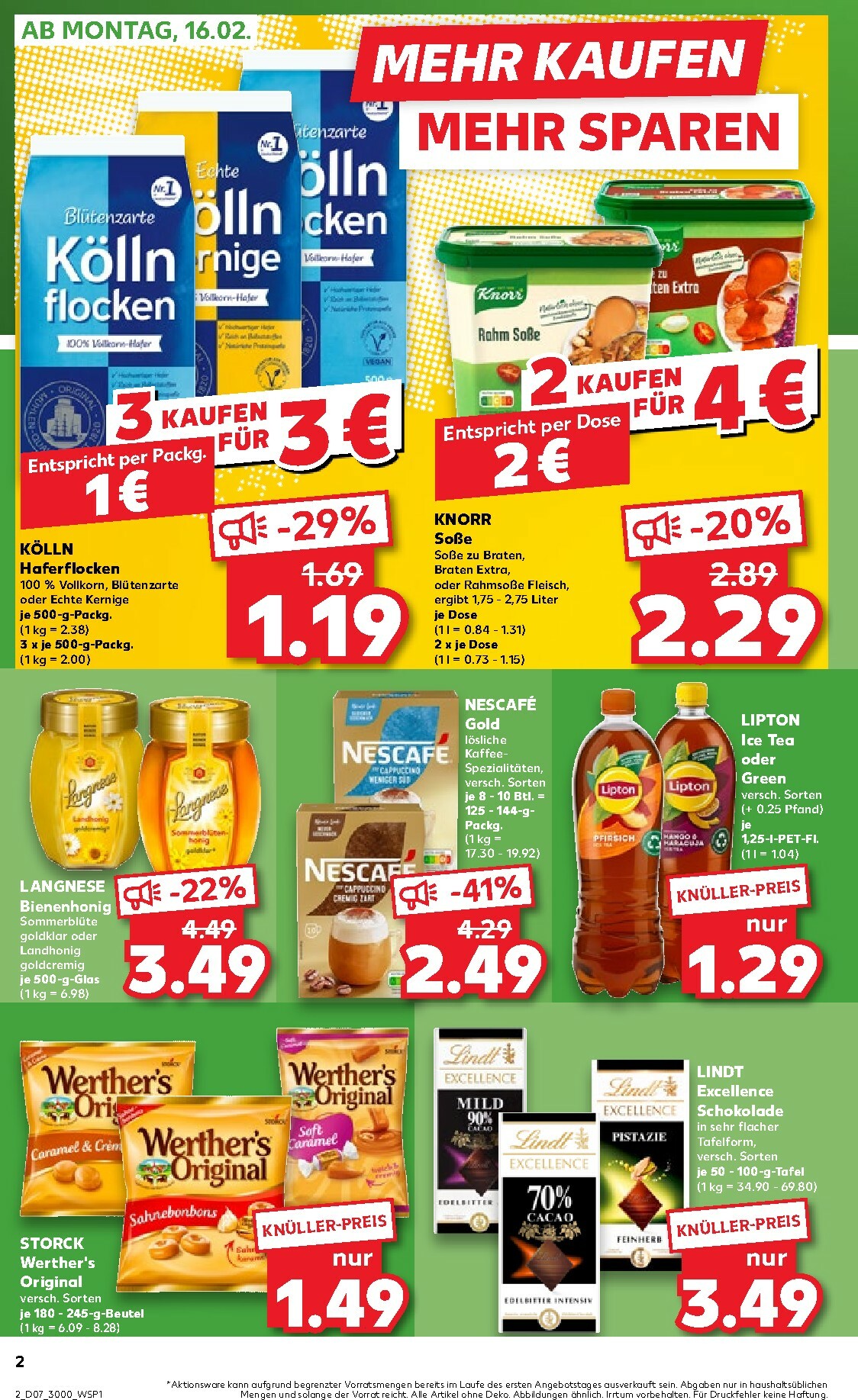 kaufland - Kaufland - Wochenstart-Prospekt gültig vom 16.02.2026 bis 18.02.2026 - page: 2