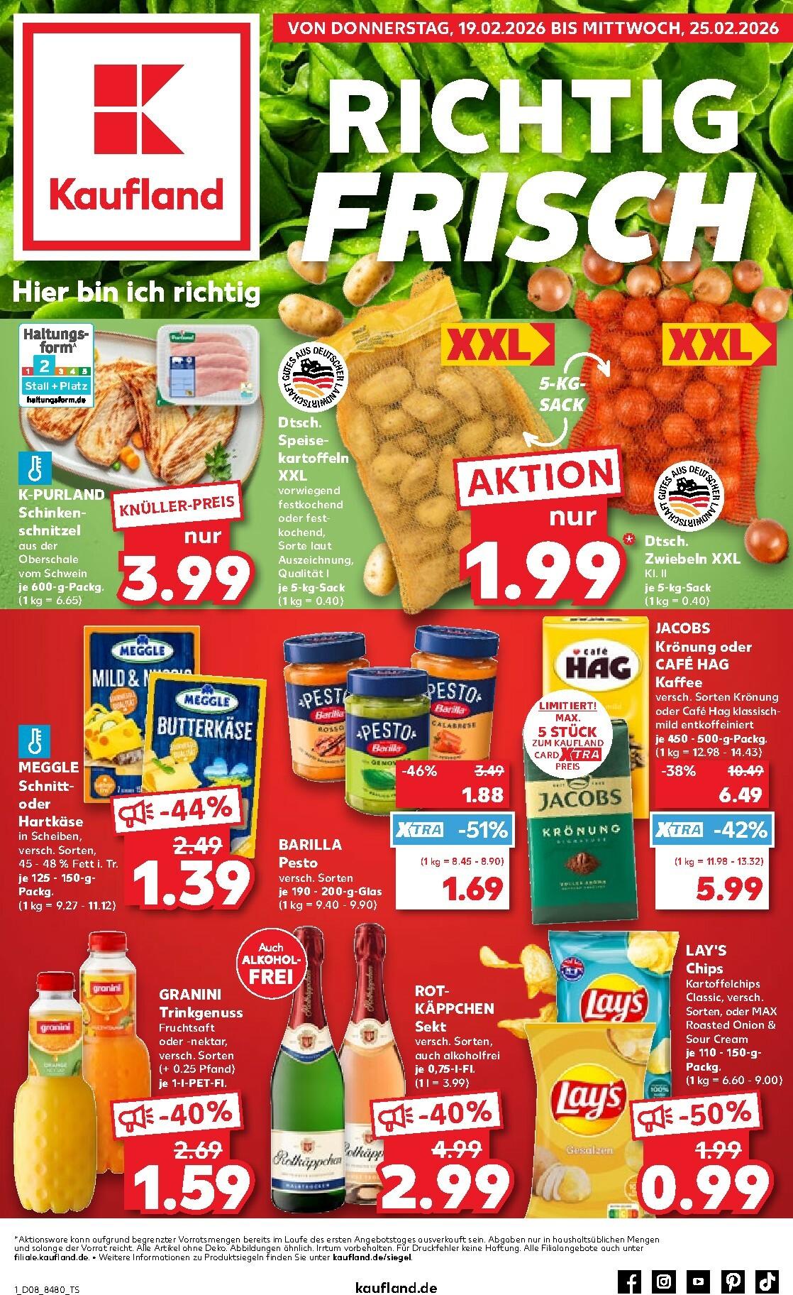 kaufland - Kaufland-Prospekt gültig vom 19.02.2026 bis 25.02.2026 - page: 1