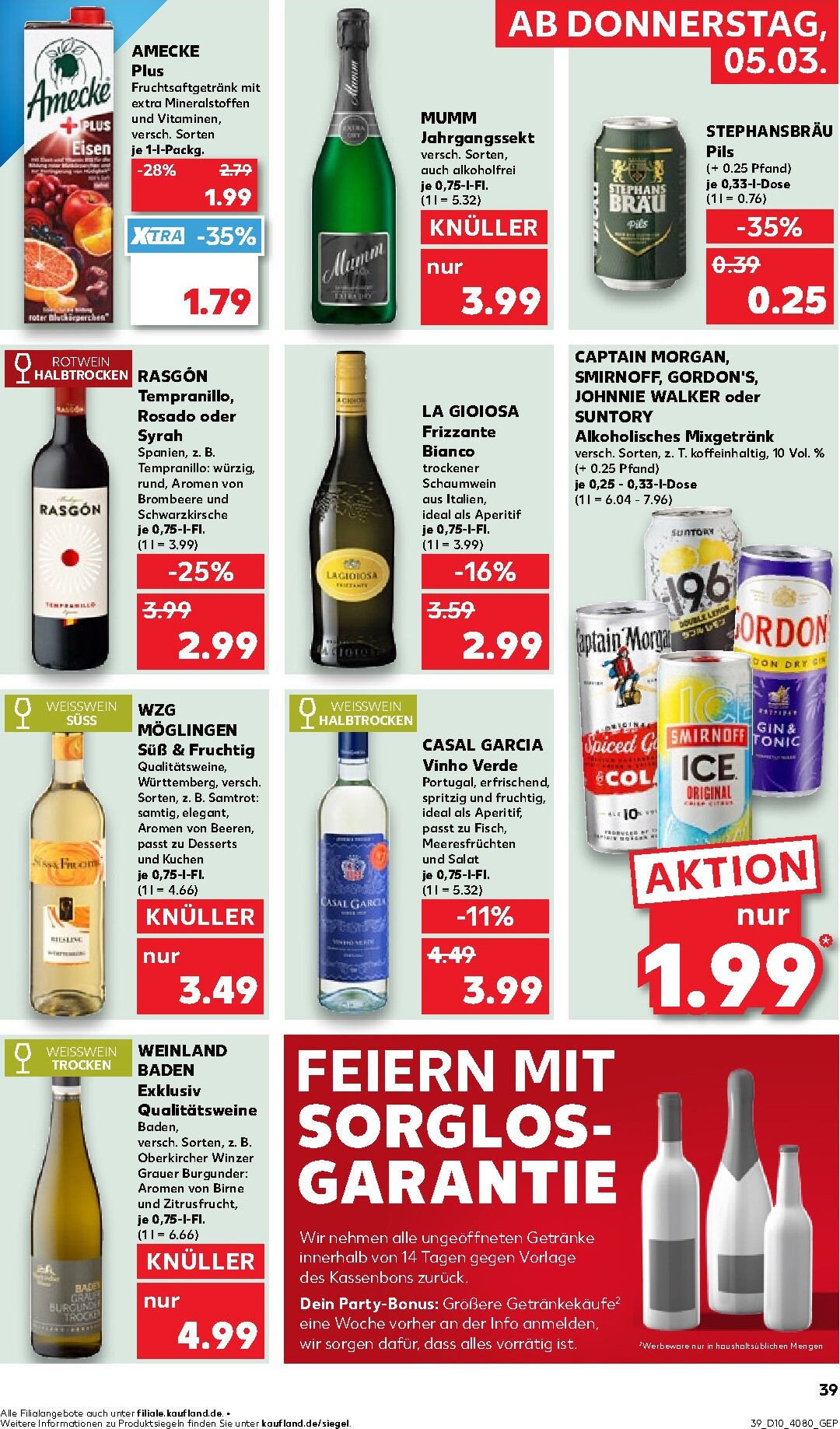 kaufland - Kaufland-Prospekt gültig vom 05.03.2026 bis 11.03.2026 - page: 39