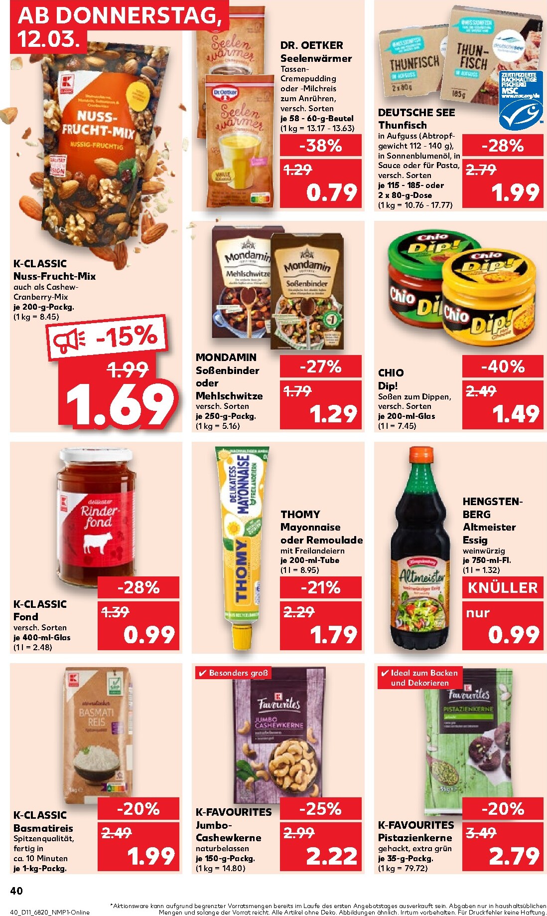 kaufland - Kaufland-Prospekt gültig vom 12.03.2026 bis 18.03.2026 - page: 40