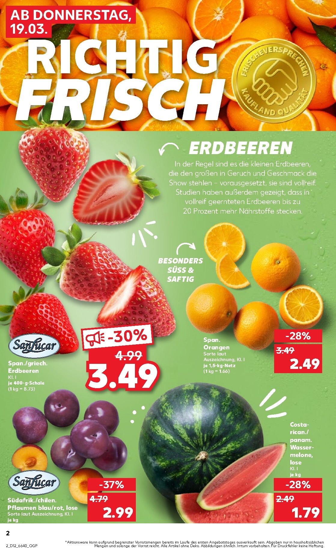 kaufland - Kaufland-Prospekt gültig vom 19.03.2026 bis 25.03.2026 - page: 2