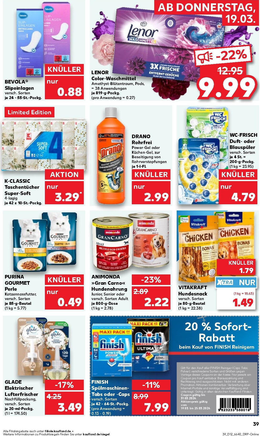 kaufland - Kaufland-Prospekt gültig vom 19.03.2026 bis 25.03.2026 - page: 39