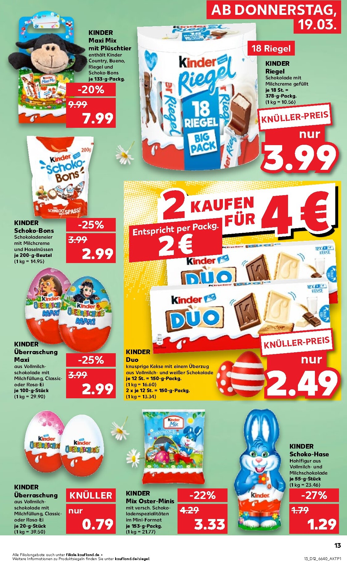 kaufland - Kaufland-Prospekt gültig vom 19.03.2026 bis 25.03.2026 - page: 13