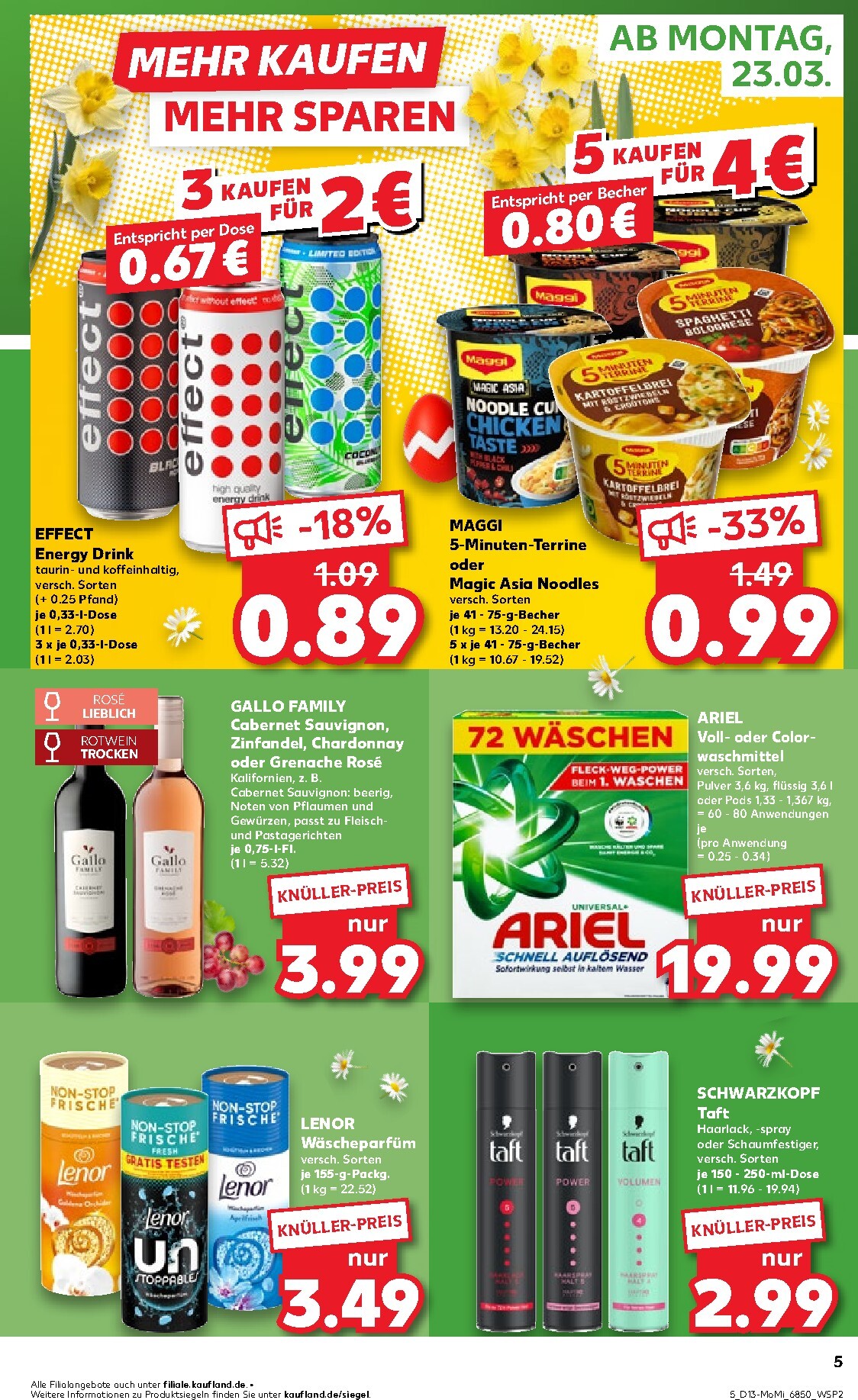 kaufland - Kaufland-Prospekt gültig vom 23.03.2026 bis 25.03.2026 - page: 5