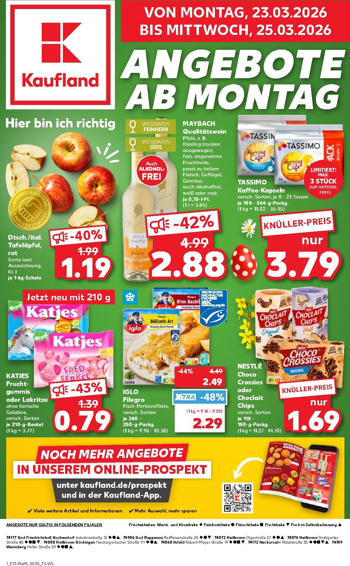 kaufland - Kaufland-Prospekt gültig vom 23.03.2026 bis 25.03.2026