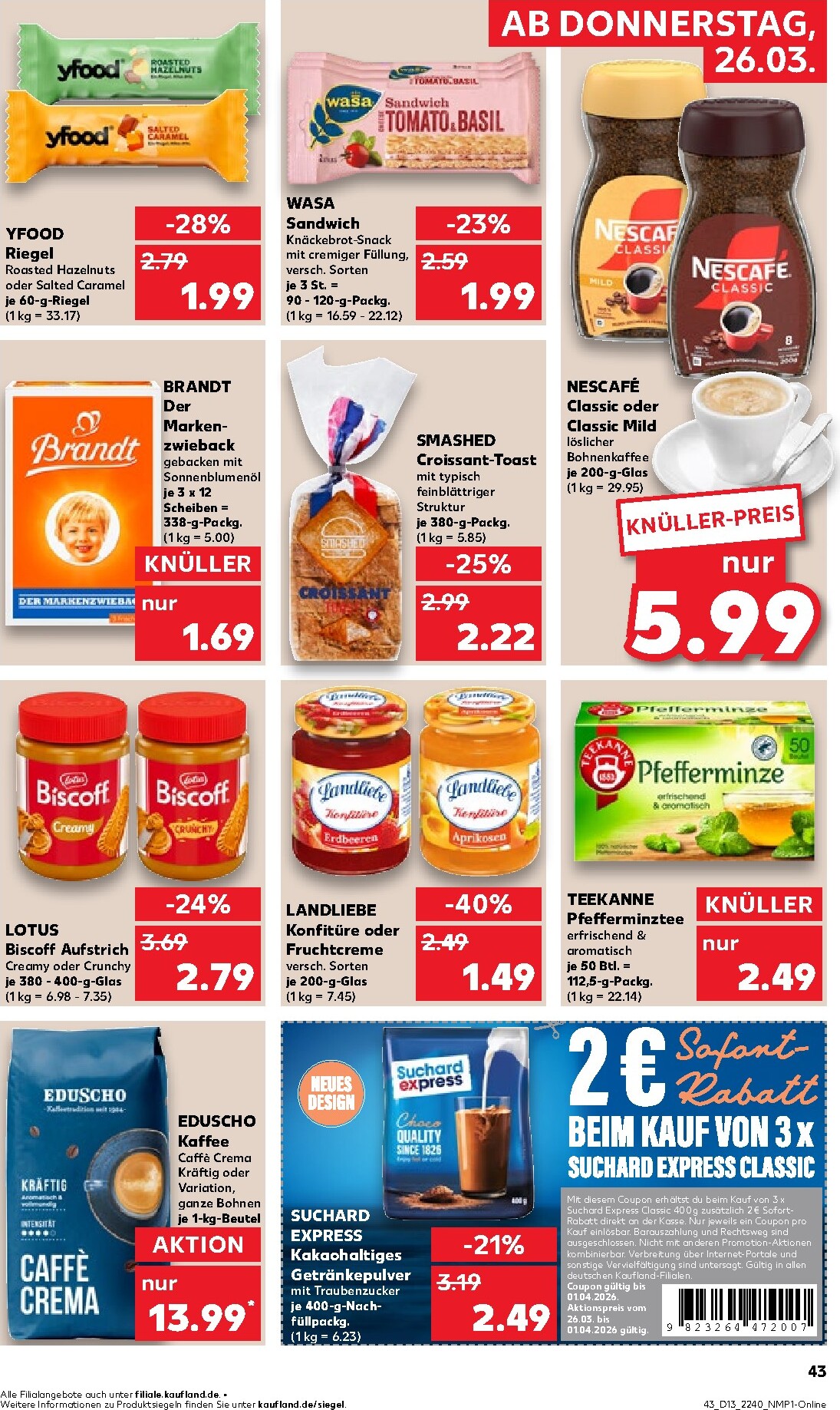 kaufland - Kaufland-Prospekt gültig vom 26.03.2026 bis 01.04.2026 - page: 43