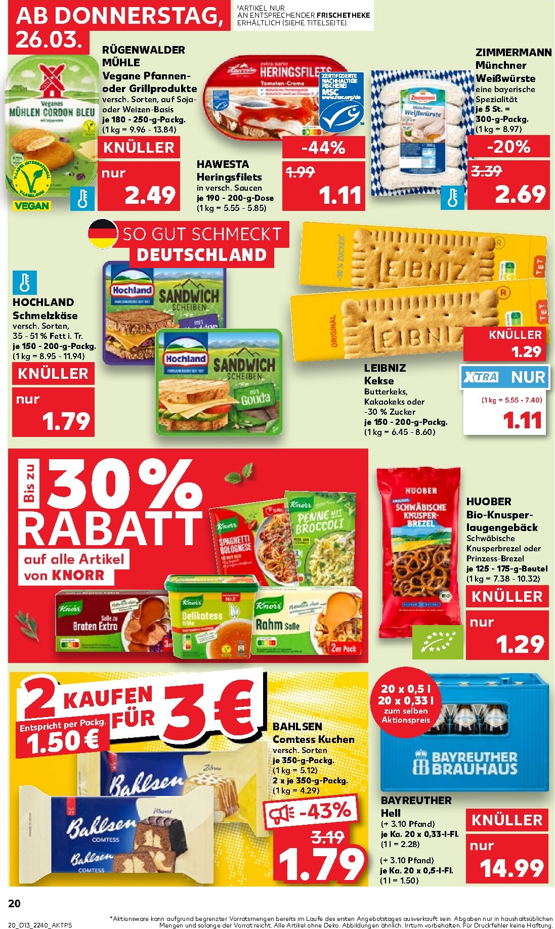kaufland - Kaufland-Prospekt gültig vom 26.03.2026 bis 01.04.2026 - page: 20