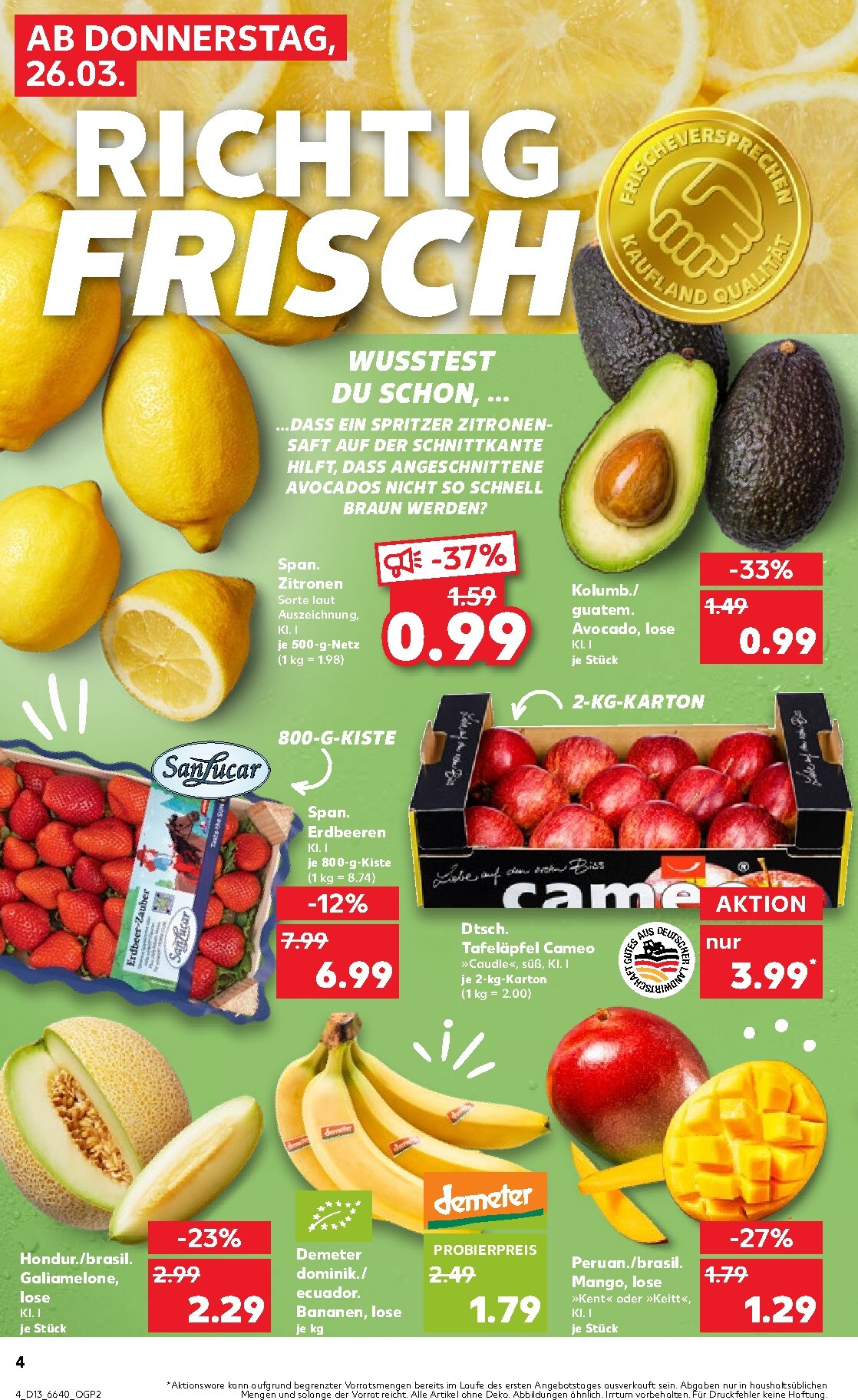 kaufland - Kaufland-Prospekt gültig vom 26.03.2026 bis 01.04.2026 - page: 4