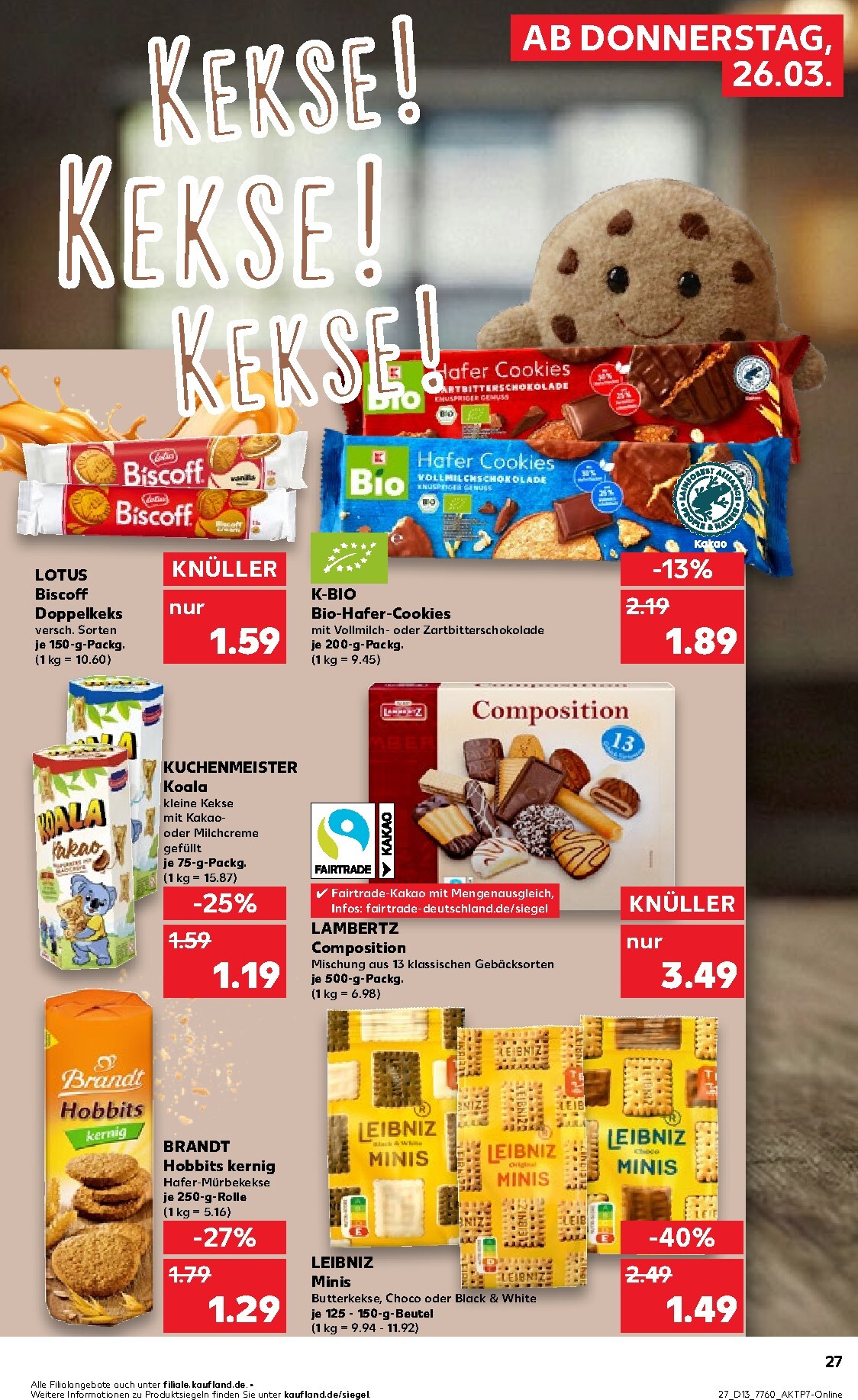 kaufland - Kaufland-Prospekt gültig vom 26.03.2026 bis 01.04.2026 - page: 27