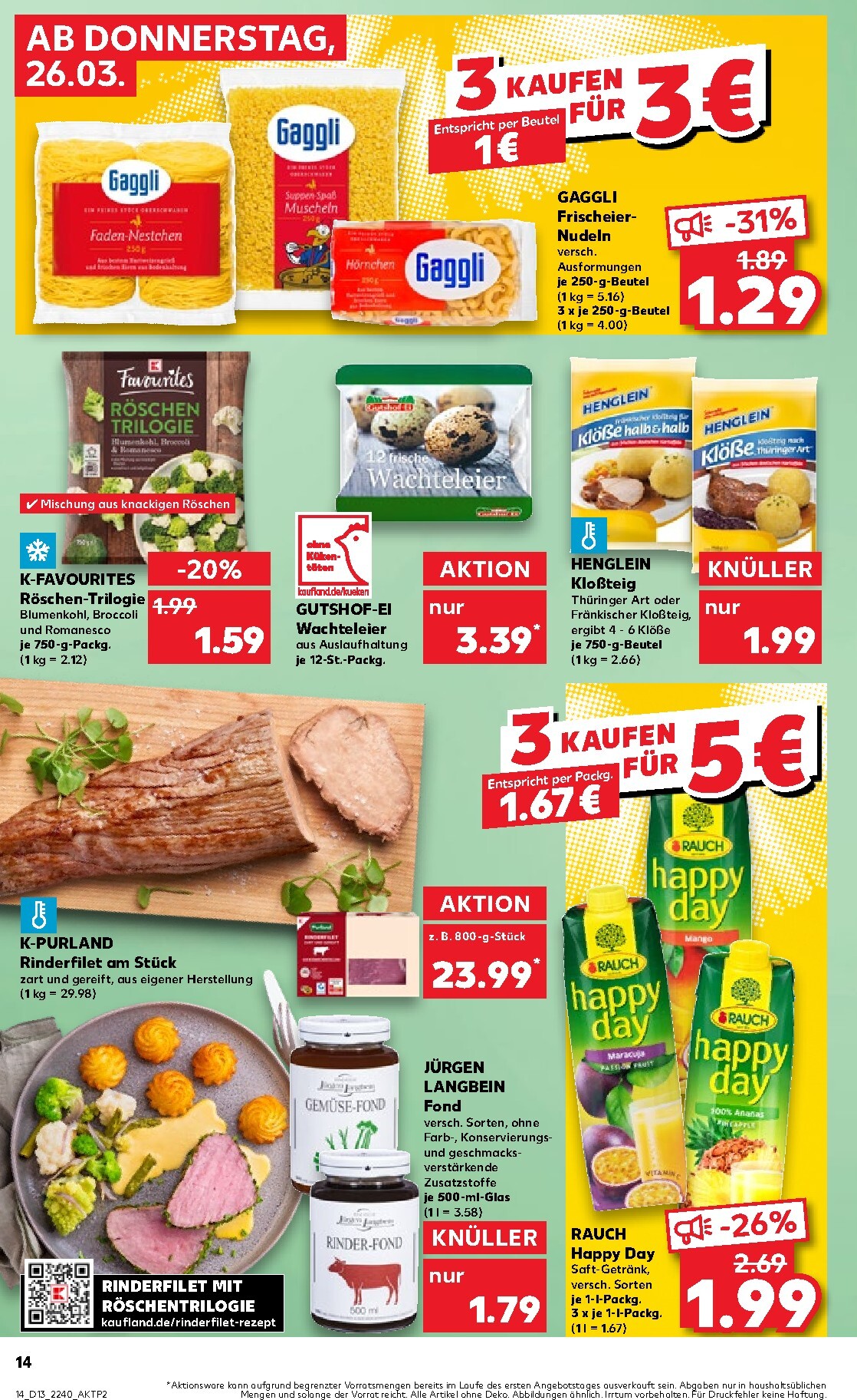 kaufland - Kaufland-Prospekt gültig vom 26.03.2026 bis 01.04.2026 - page: 14