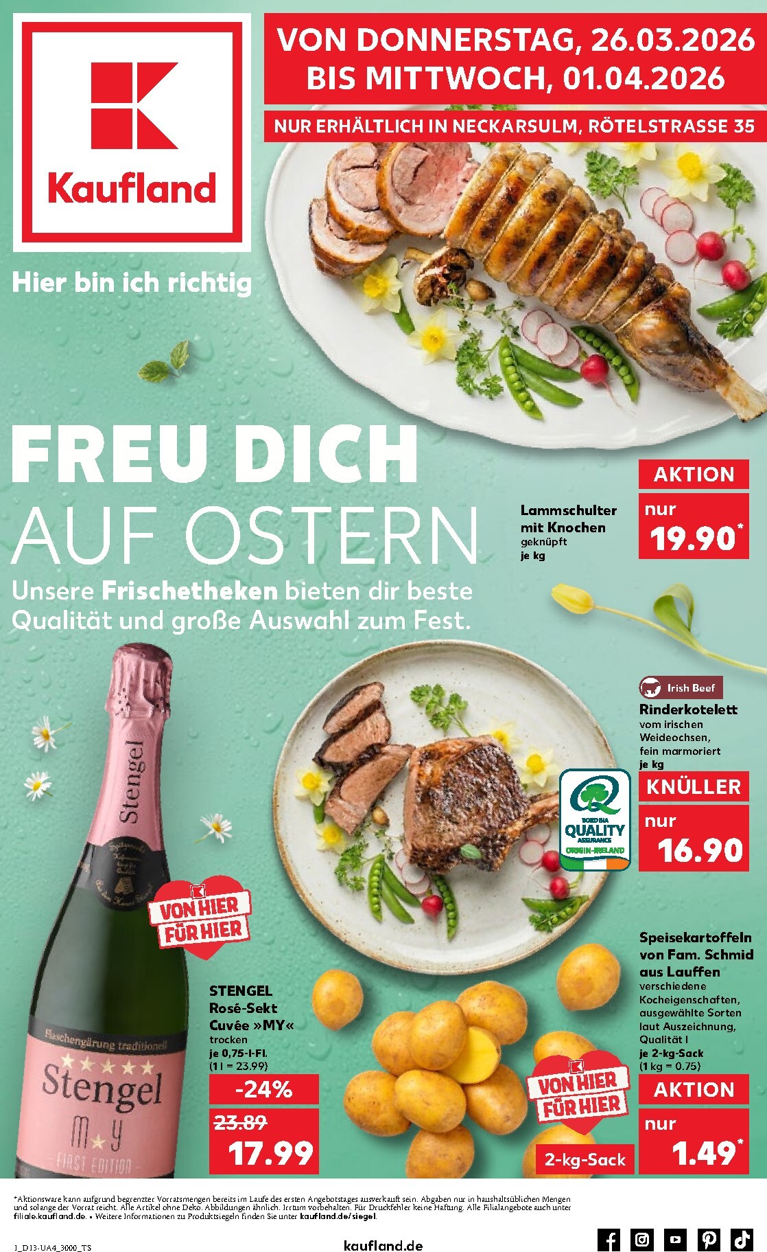 kaufland - Kaufland - Ostern-Prospekt gültig vom 26.03.2026 bis 01.04.2026