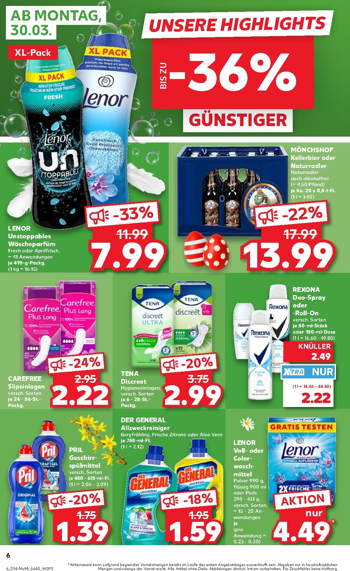 kaufland - Kaufland - Angebote ab Montag-Prospekt gültig vom 30.03.2026 bis 01.04.2026 - page: 6