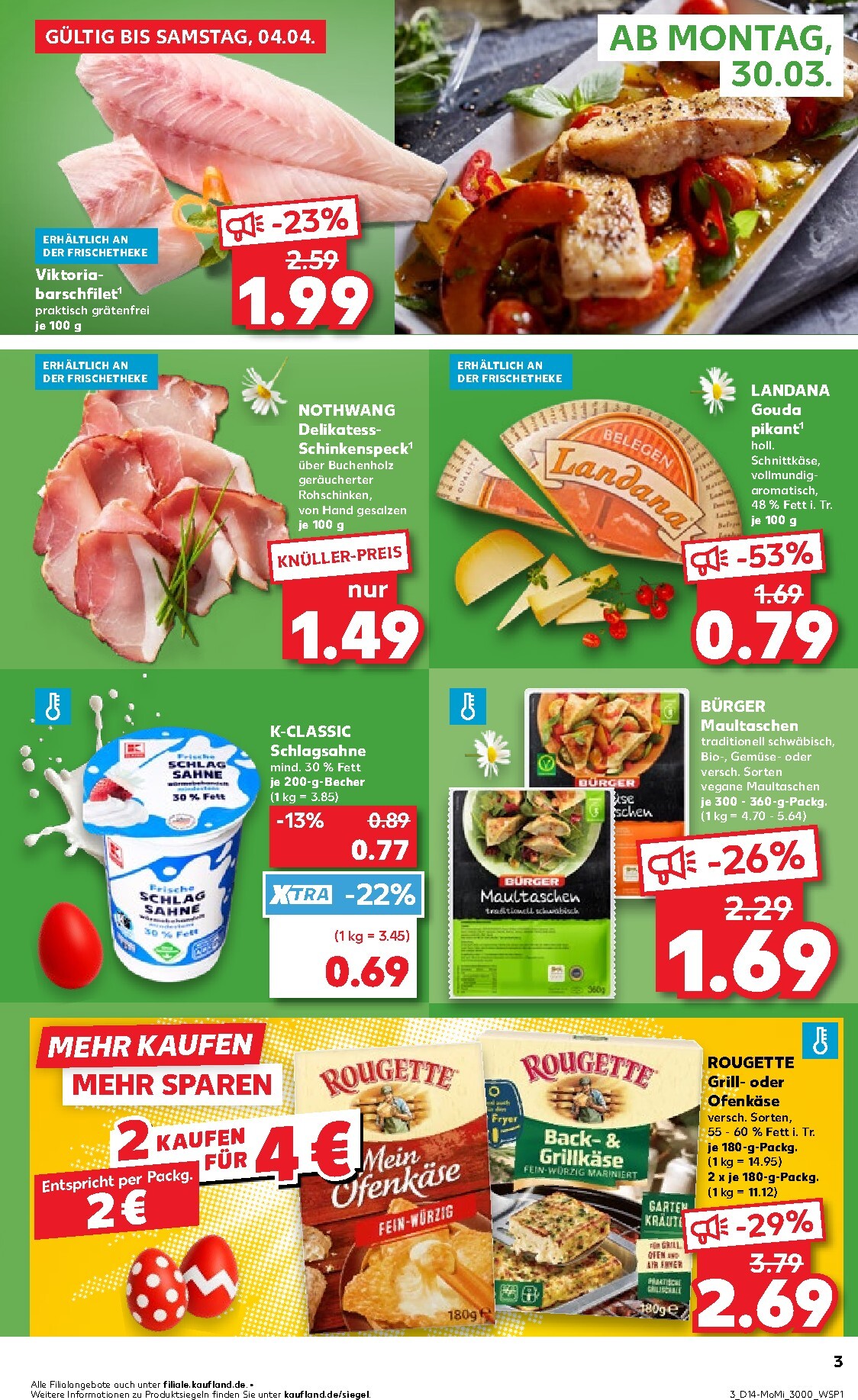 kaufland - Kaufland - Angebote ab Montag-Prospekt gültig vom 30.03.2026 bis 01.04.2026 - page: 3