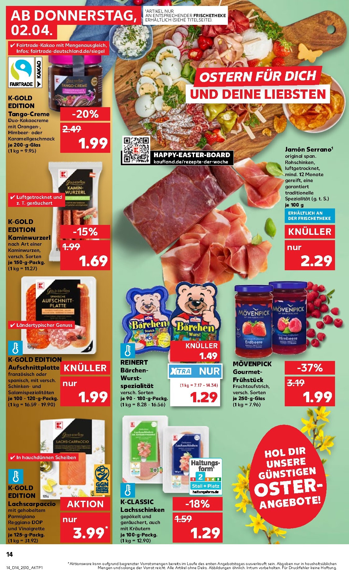 kaufland - Kaufland-Prospekt gültig vom 02.04.2026 bis 08.04.2026 - page: 14